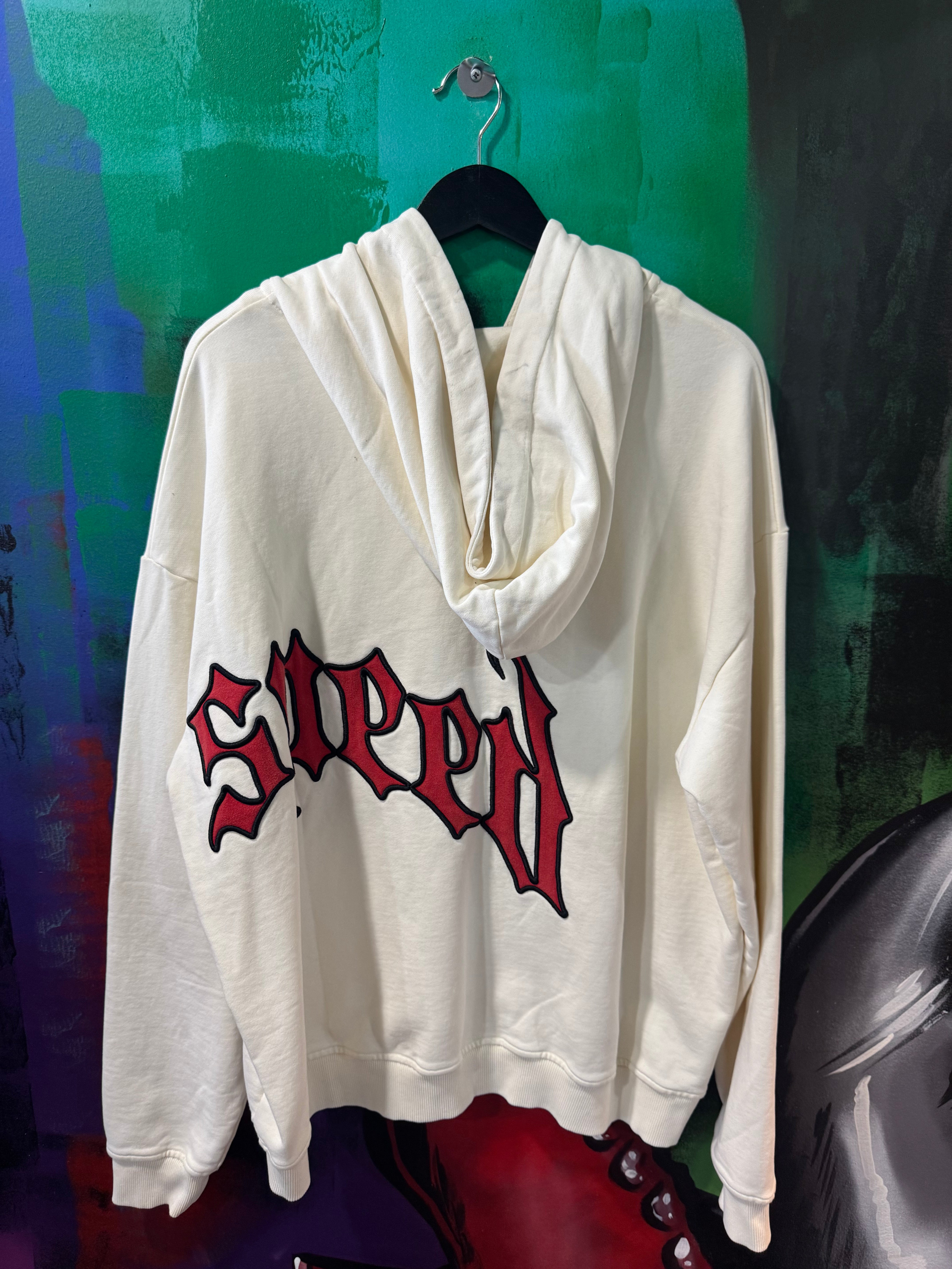 Godspeed OG Logo Cream/Red Hoodie