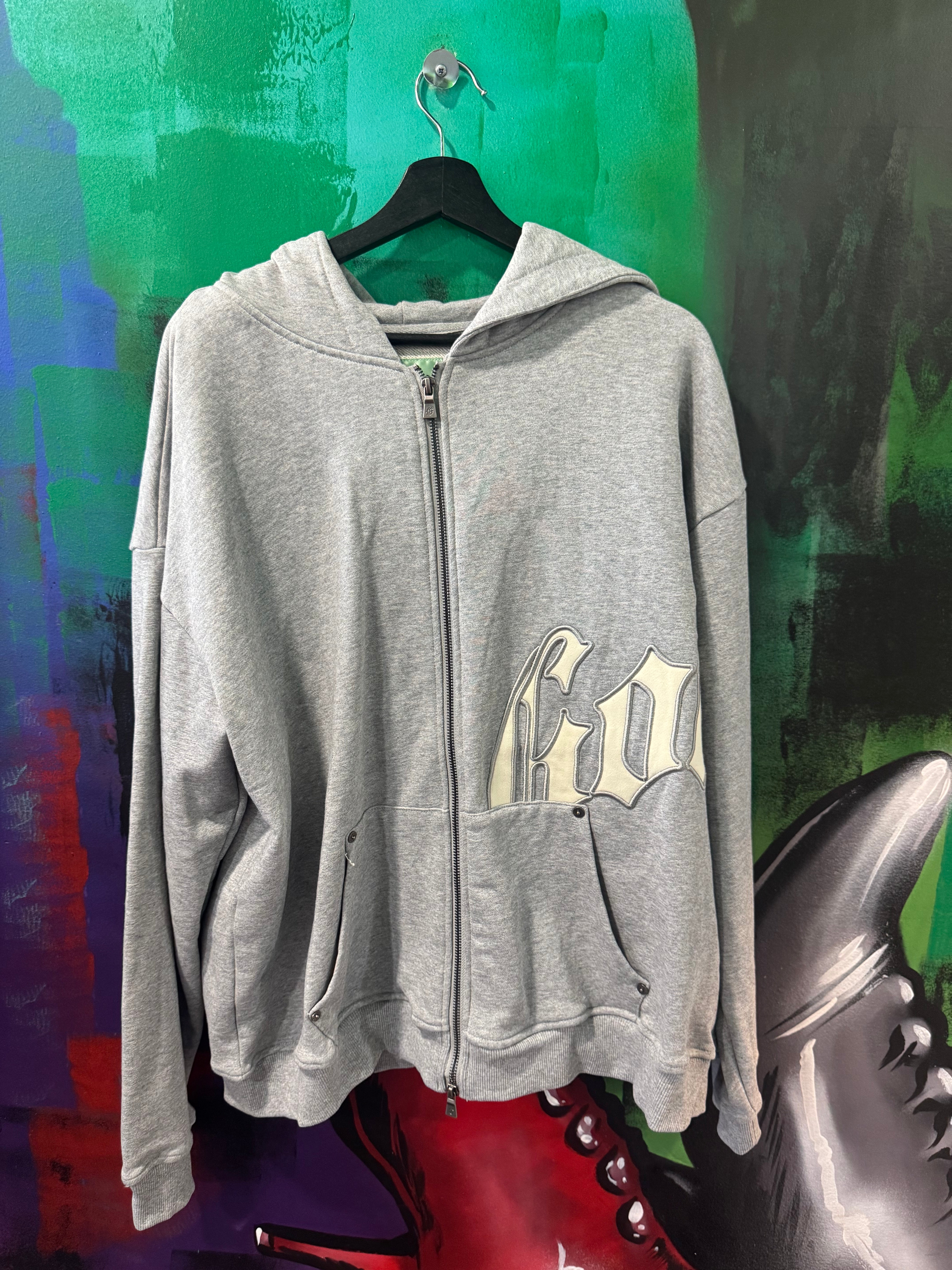 Godspeed OG Logo Grey/White Hoodie
