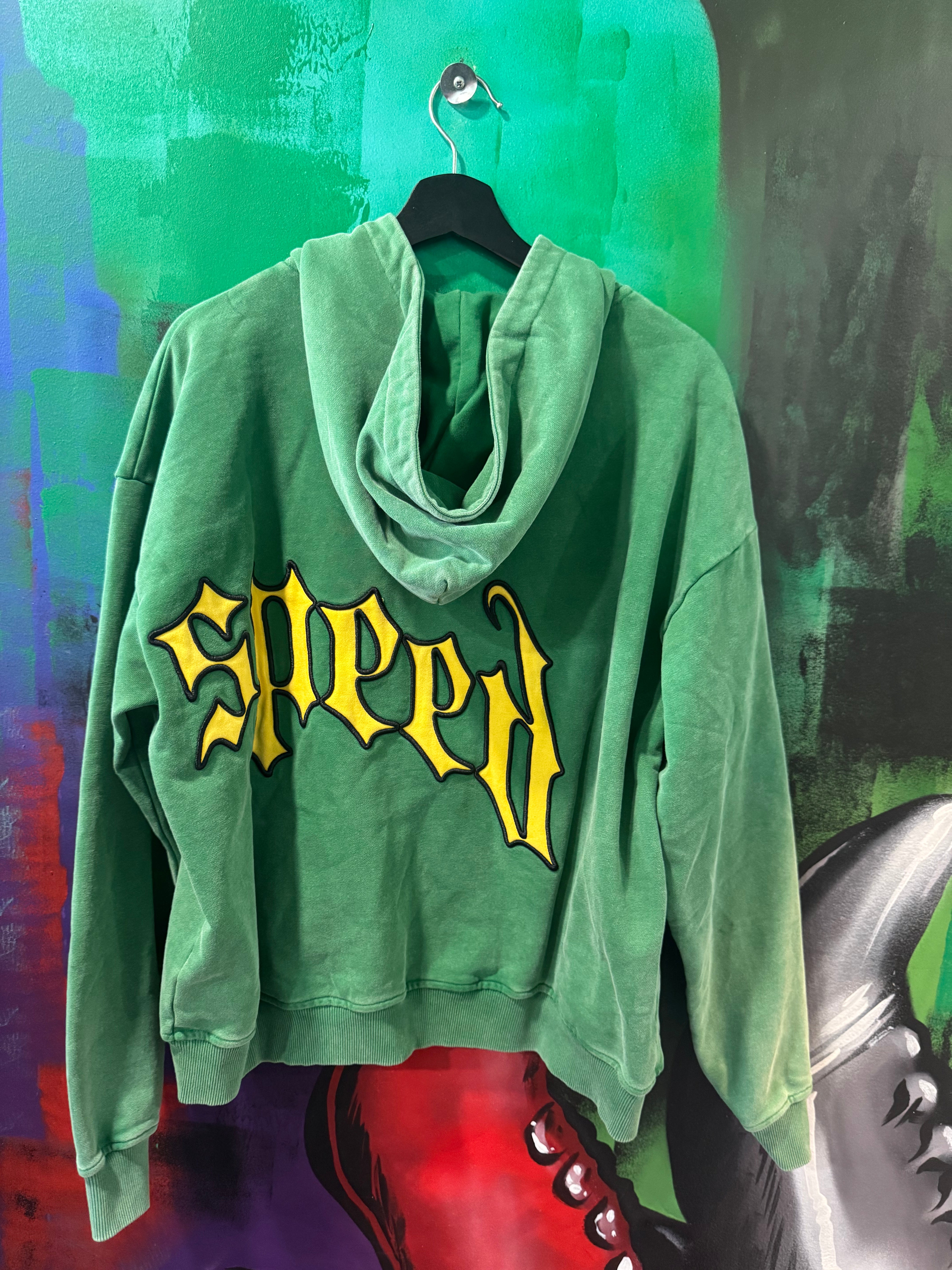 Godspeed OG Logo Green/Yellow Hoodie