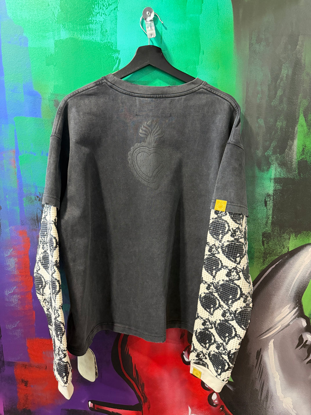When Smoke Clears Diamond Logo Thermal Black/Black Longsleeve