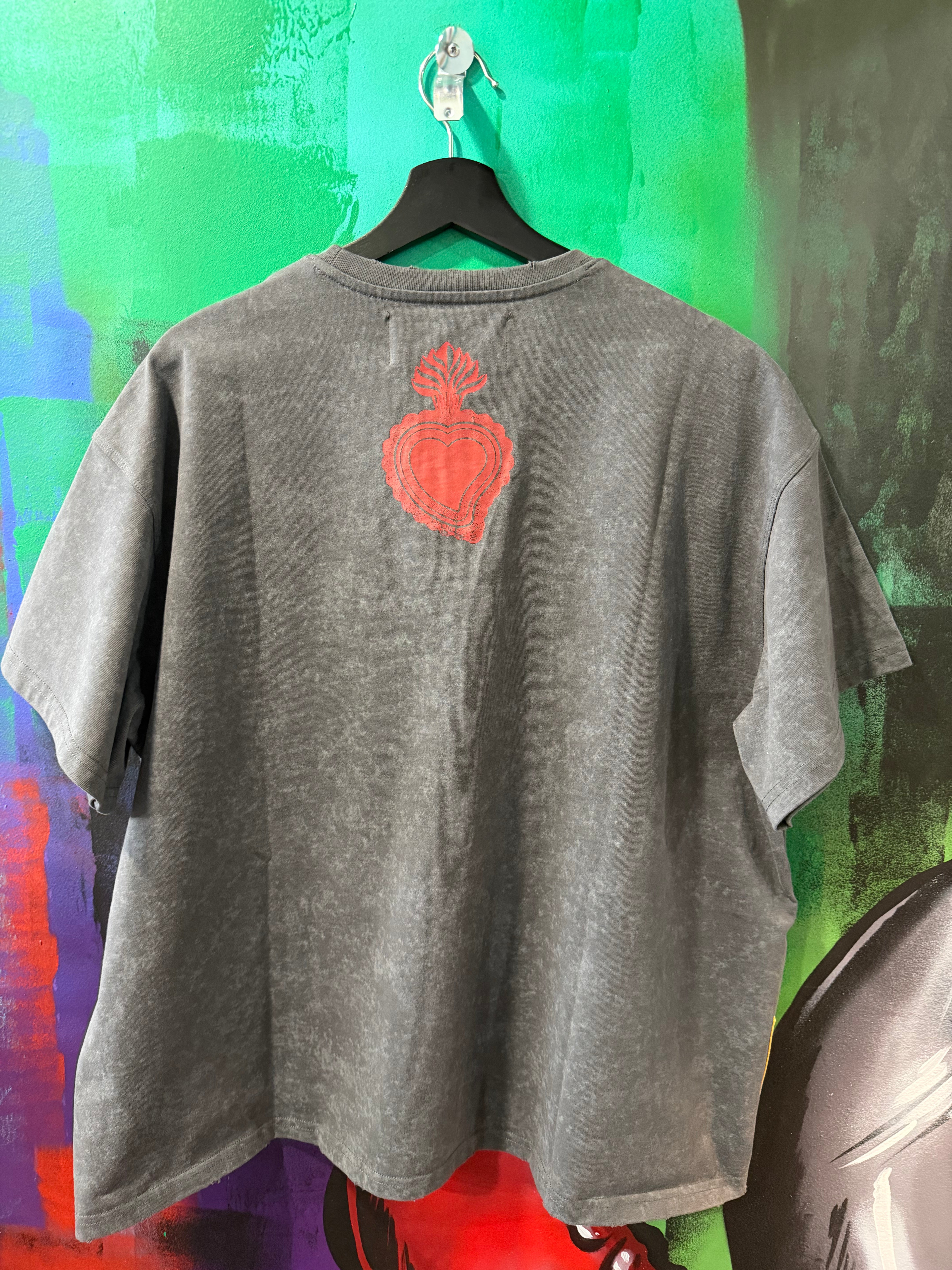When Smoke Clears Space Black/Red Diamond Tee