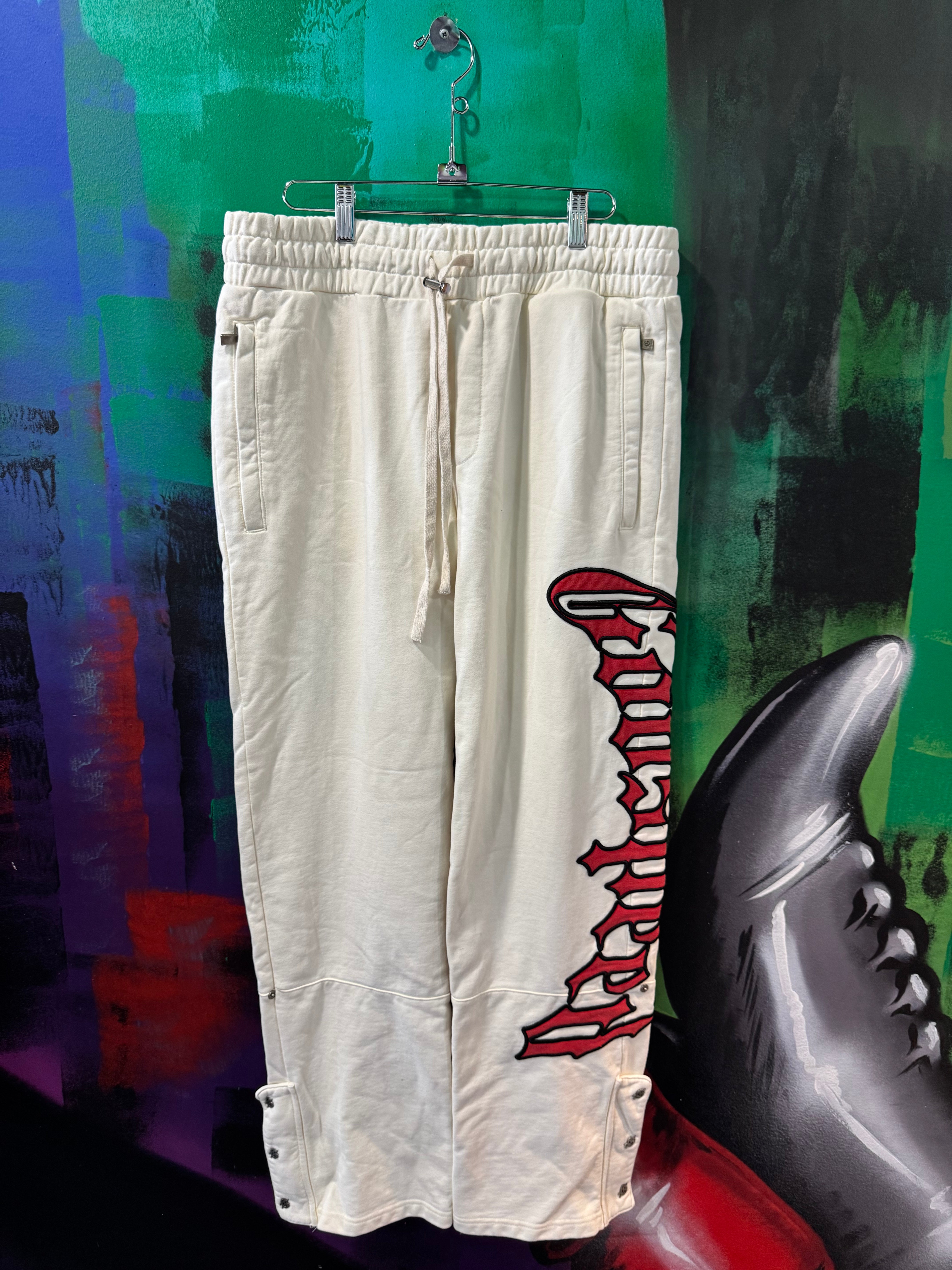 Godspeed OG Logo Cream/Red Sweatpants
