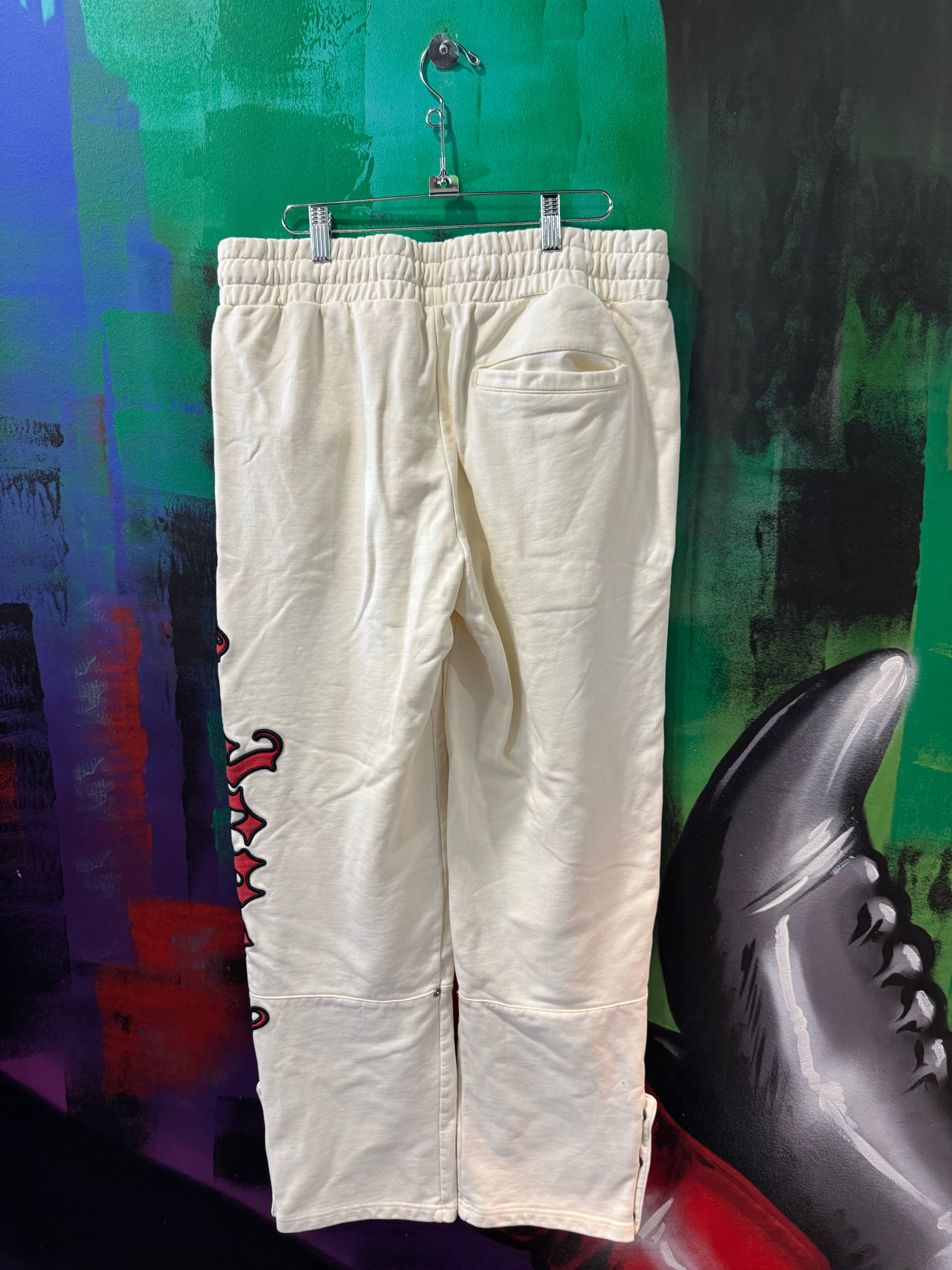 Godspeed OG Logo Cream/Red Sweatpants