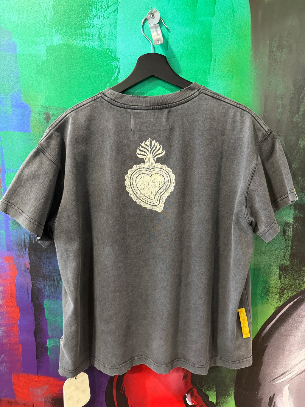 When Smoke Clears Off Black/Bone White Diamond Tee