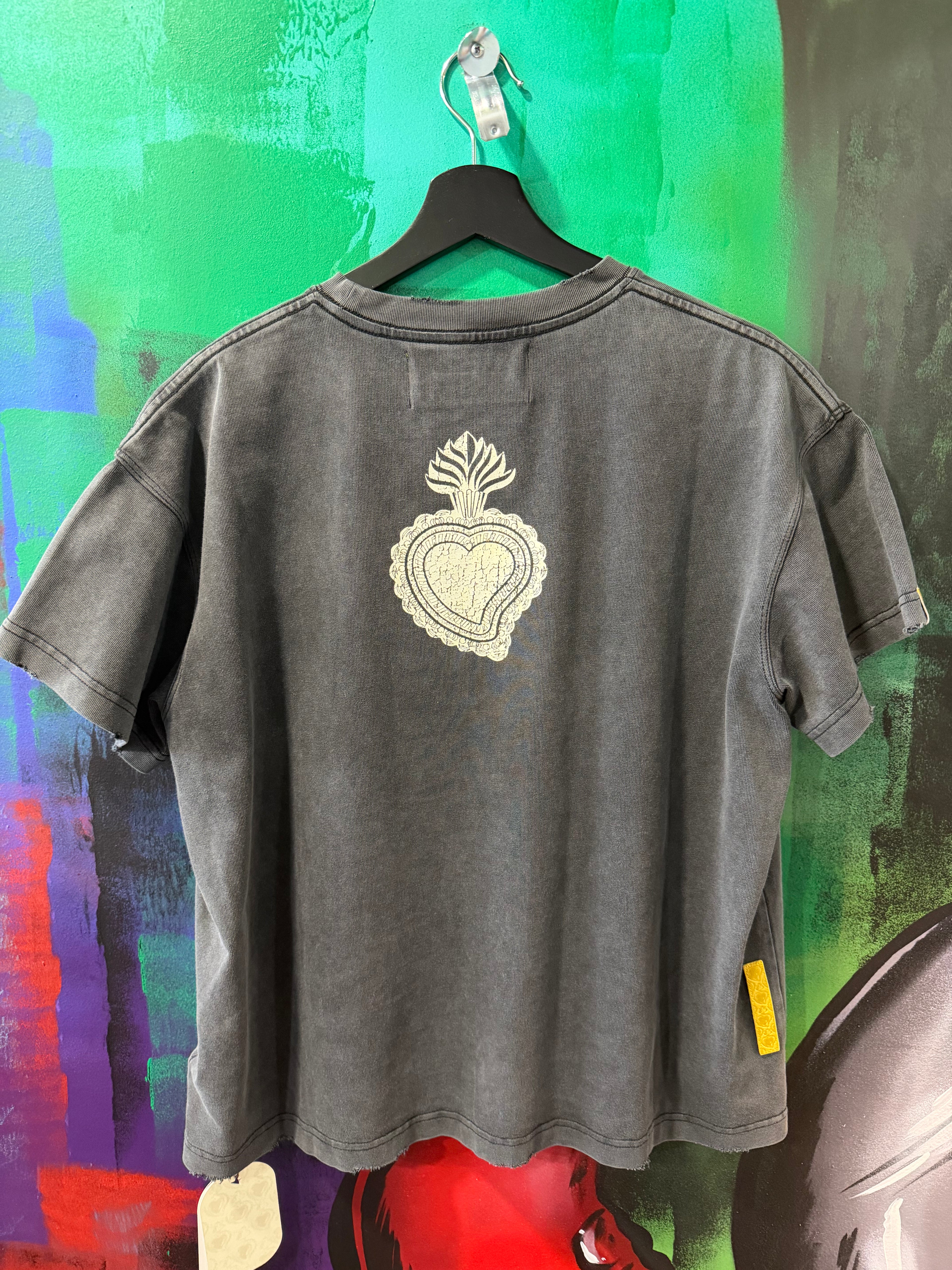 When Smoke Clears Off Black/Bone White Diamond Tee