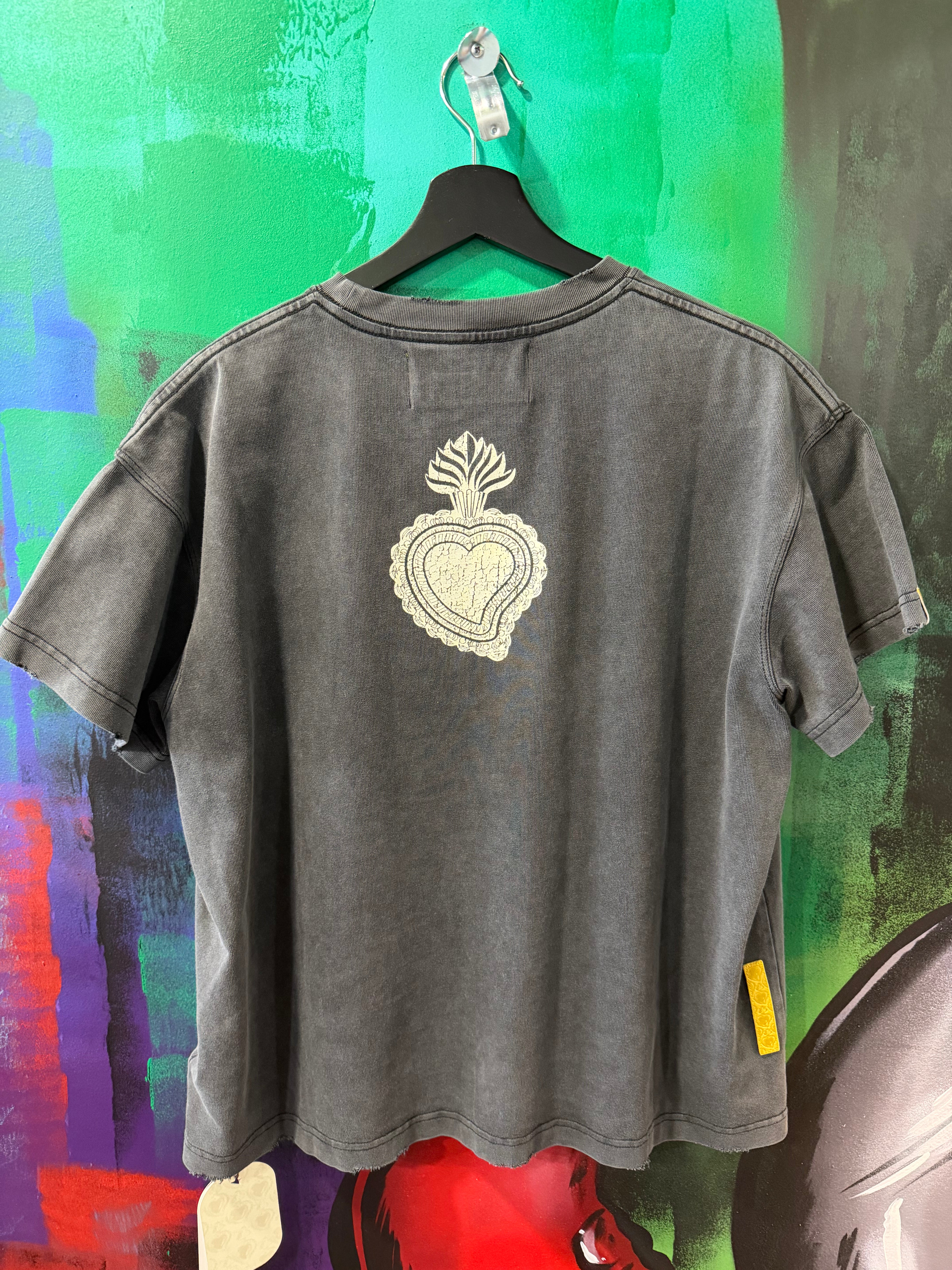 When Smoke Clears Off Black/Bone White Diamond Tee