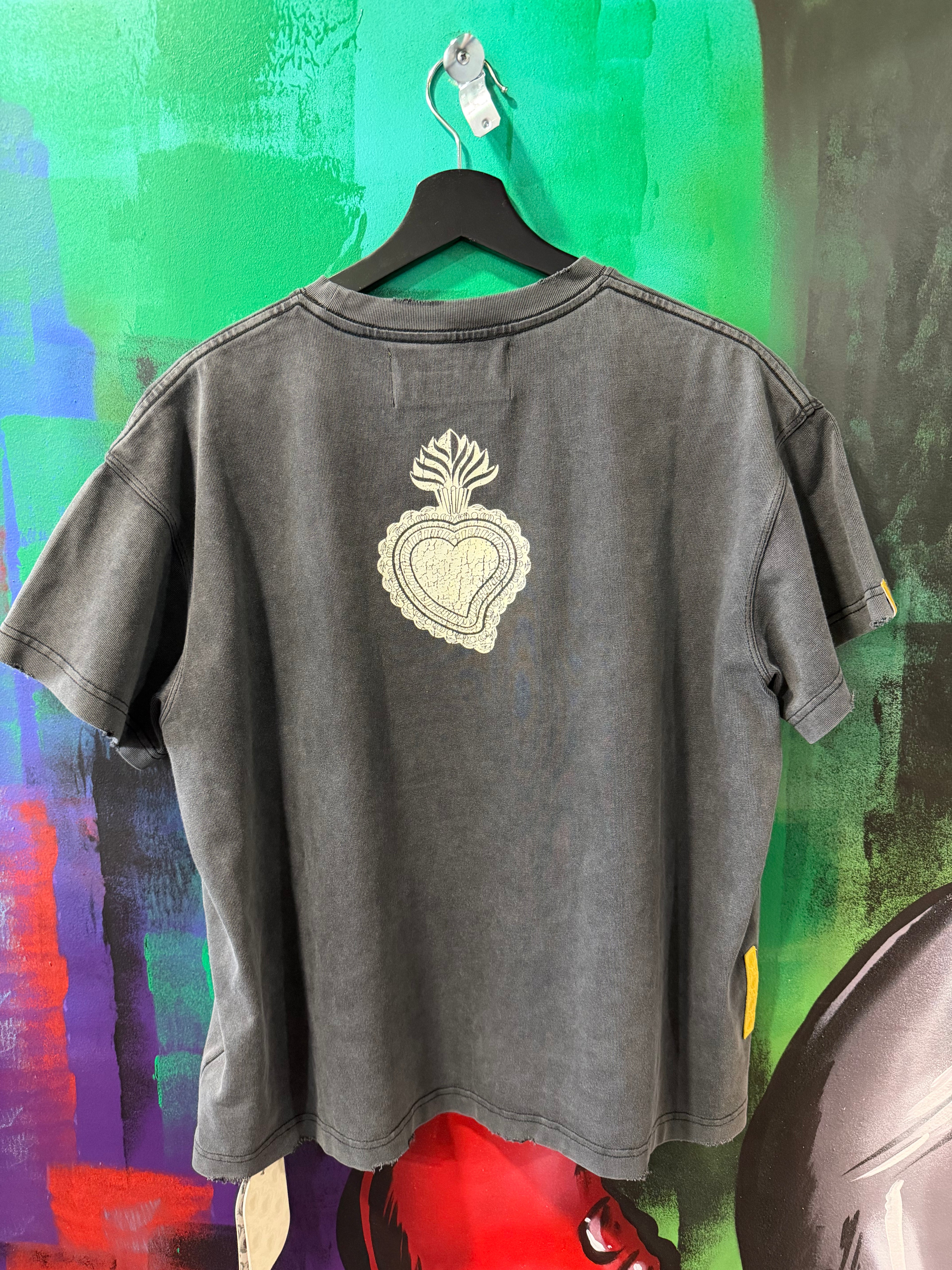When Smoke Clears Off Black / Bone White Diamond Tee