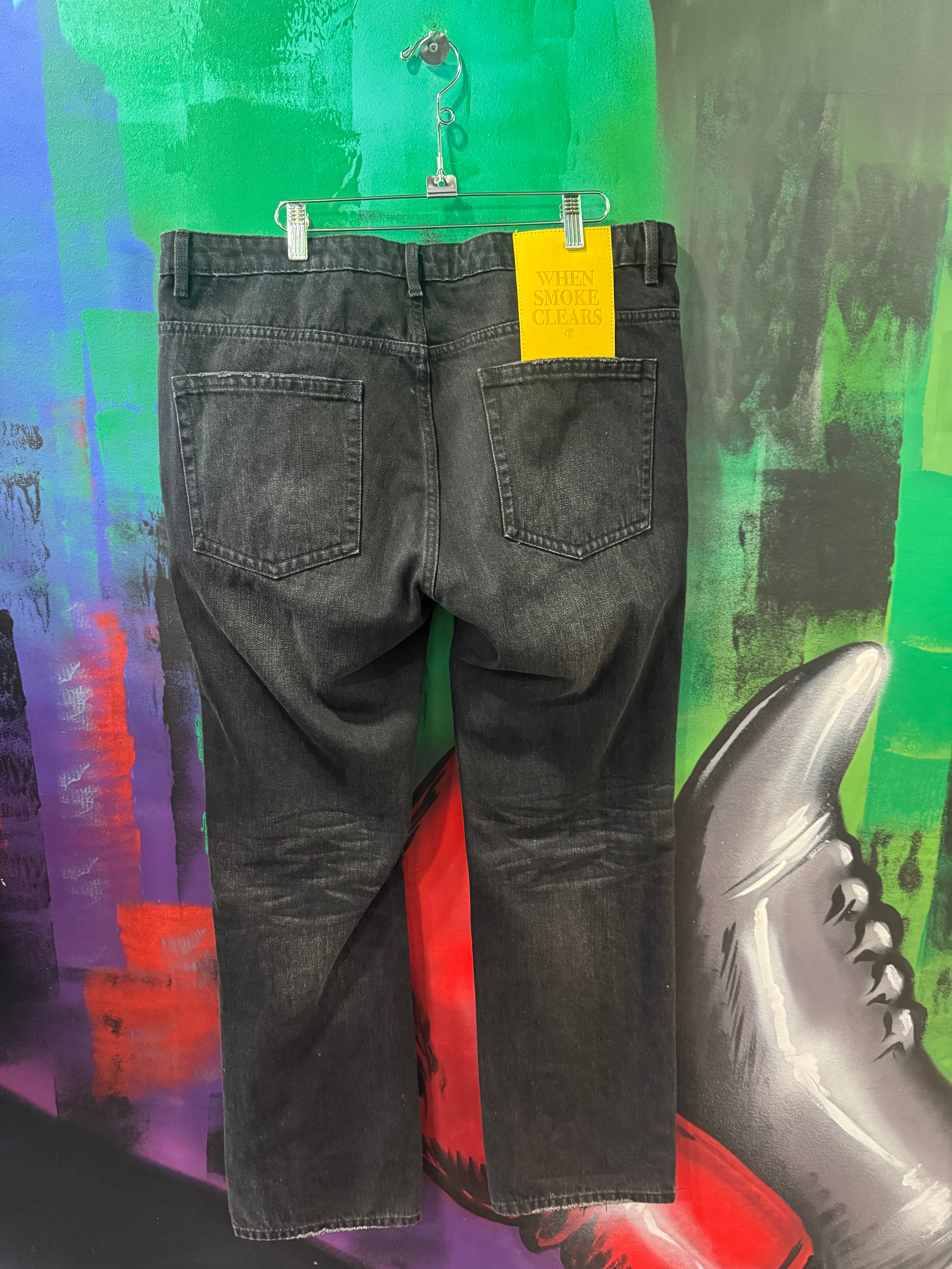 When Smoke Clears Chainstitch Denim Jeans