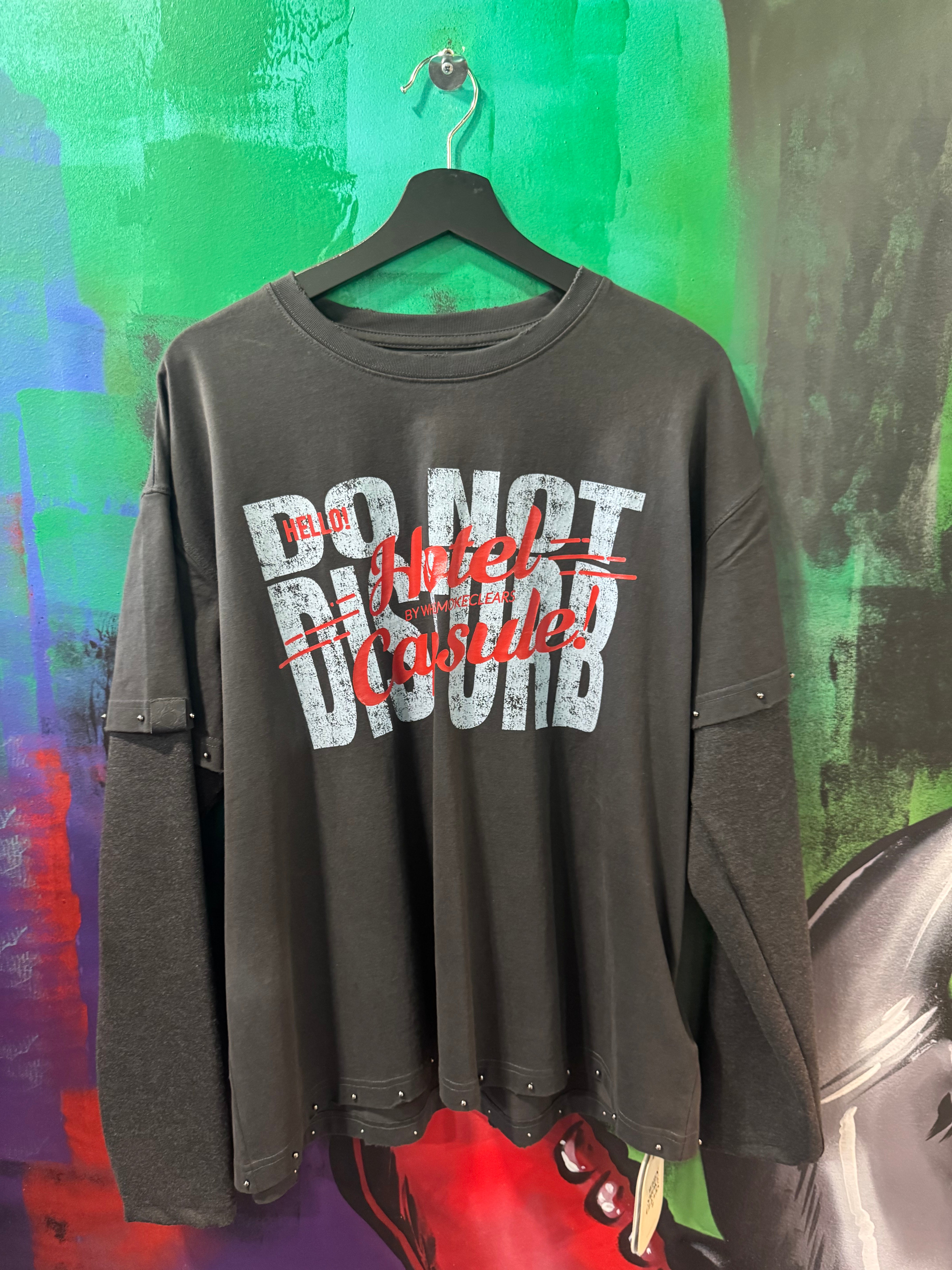 When Smoke Clears Do Not Disturb Longsleeve Tee