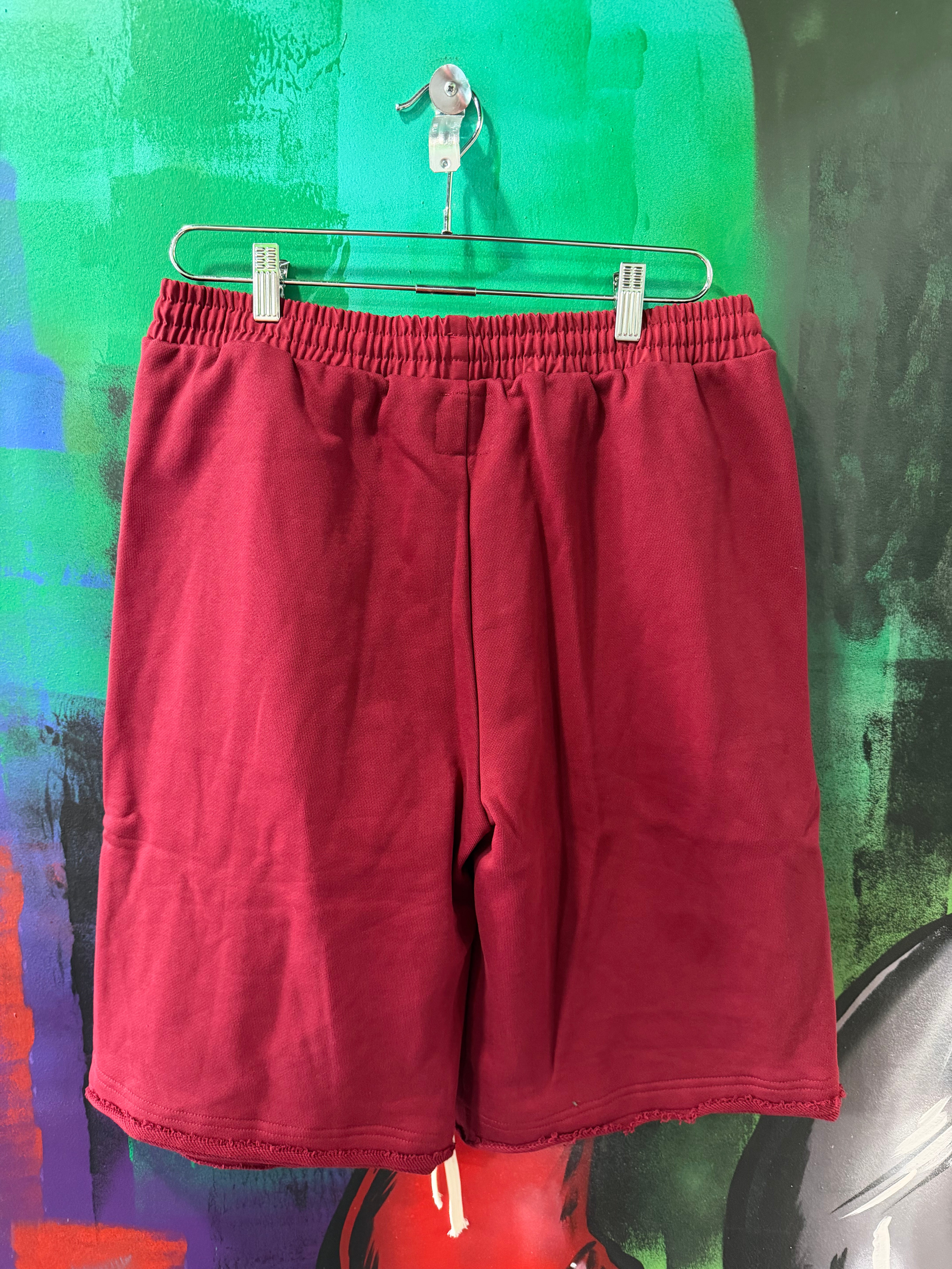 Saint Vanity Uniform Crimson Shorts