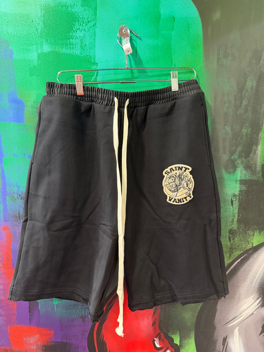 Saint Vanity Uniform Black Shorts