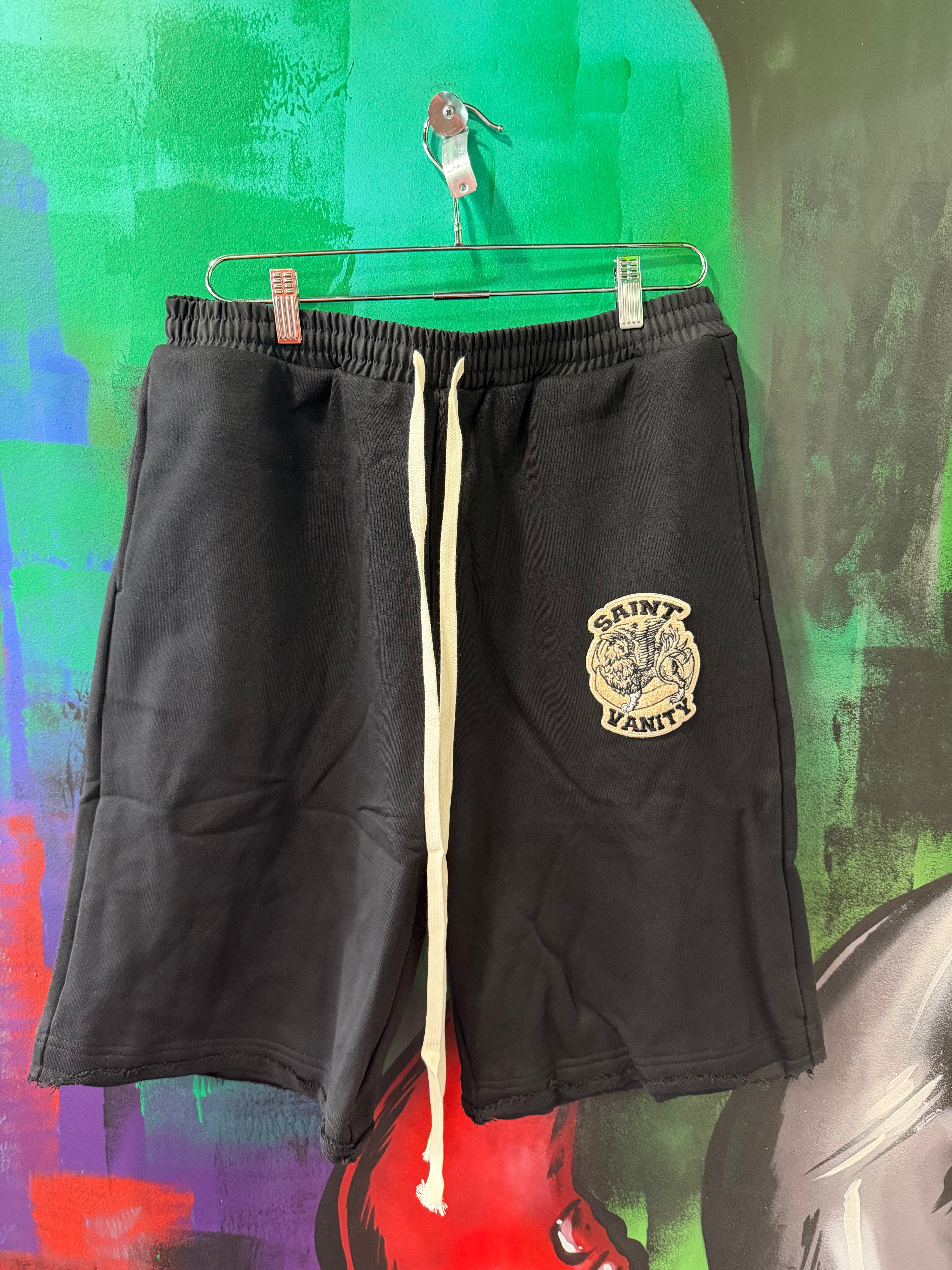Saint Vanity Uniform Black Shorts