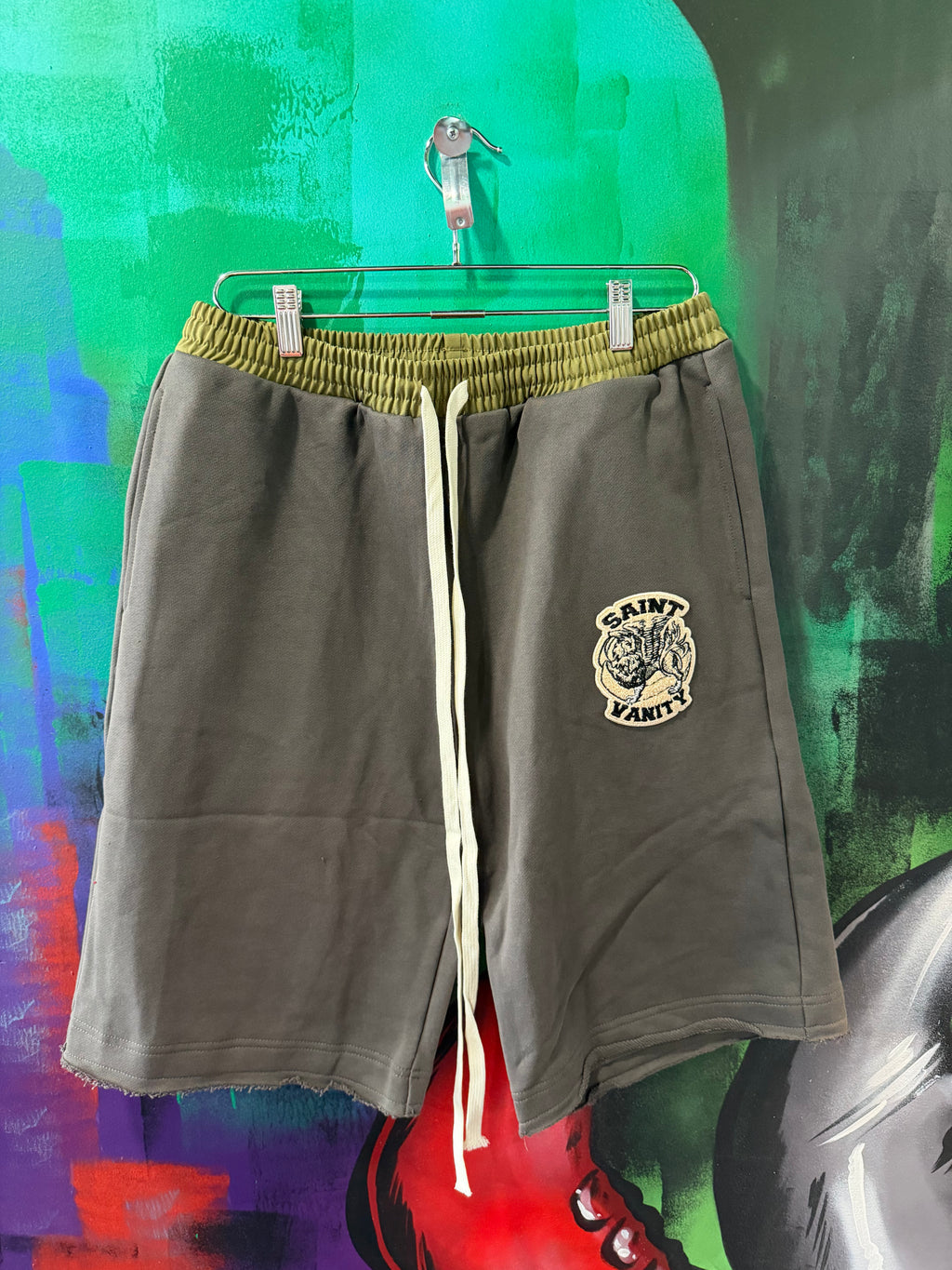 Saint Vanity Uniform Grey Shorts