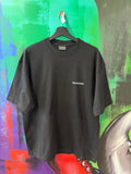 Balenciaga Double Sided Logo Black Tee