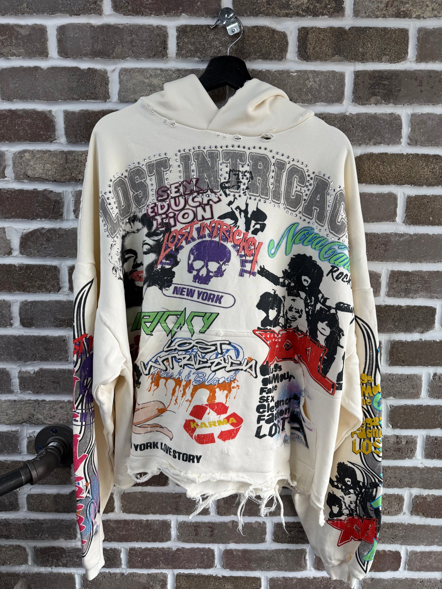 Lost Intricacy All Over Print Hoodie