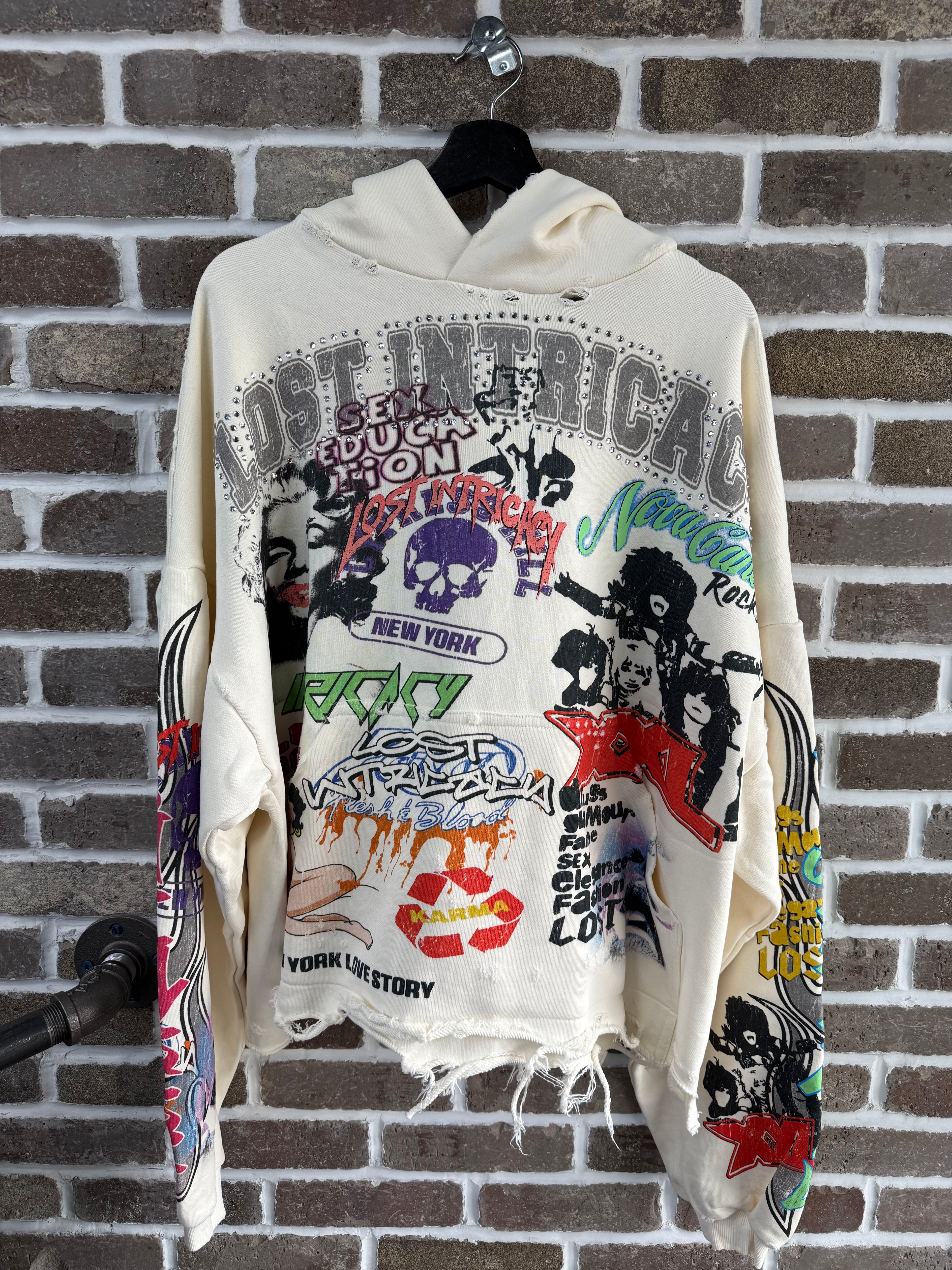 Lost Intricacy All Over Print Hoodie