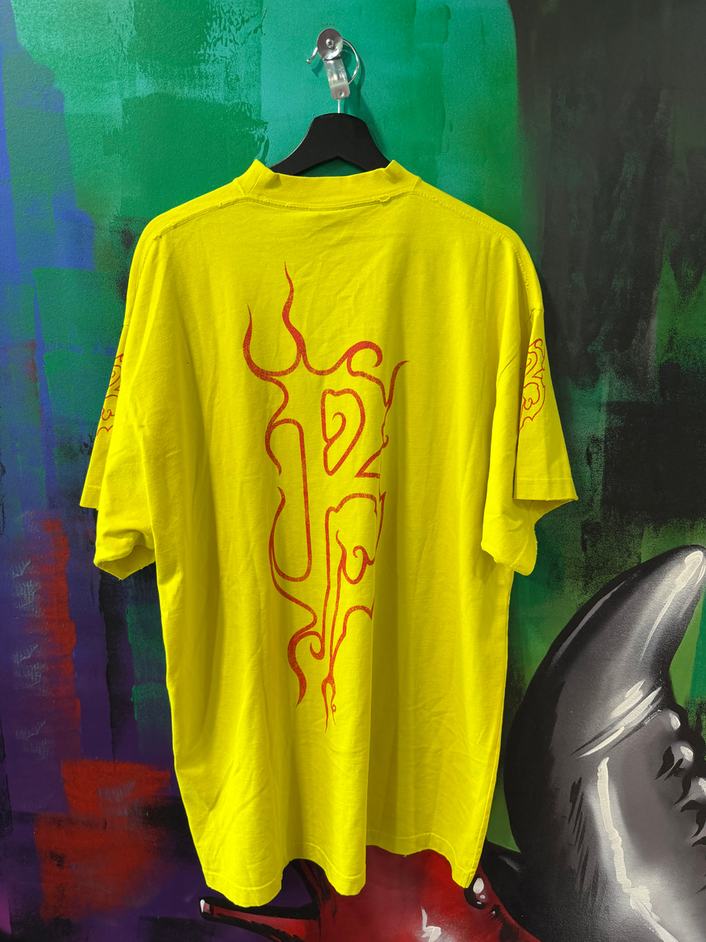 Balenciaga Darkwave Flou Yellow Tee