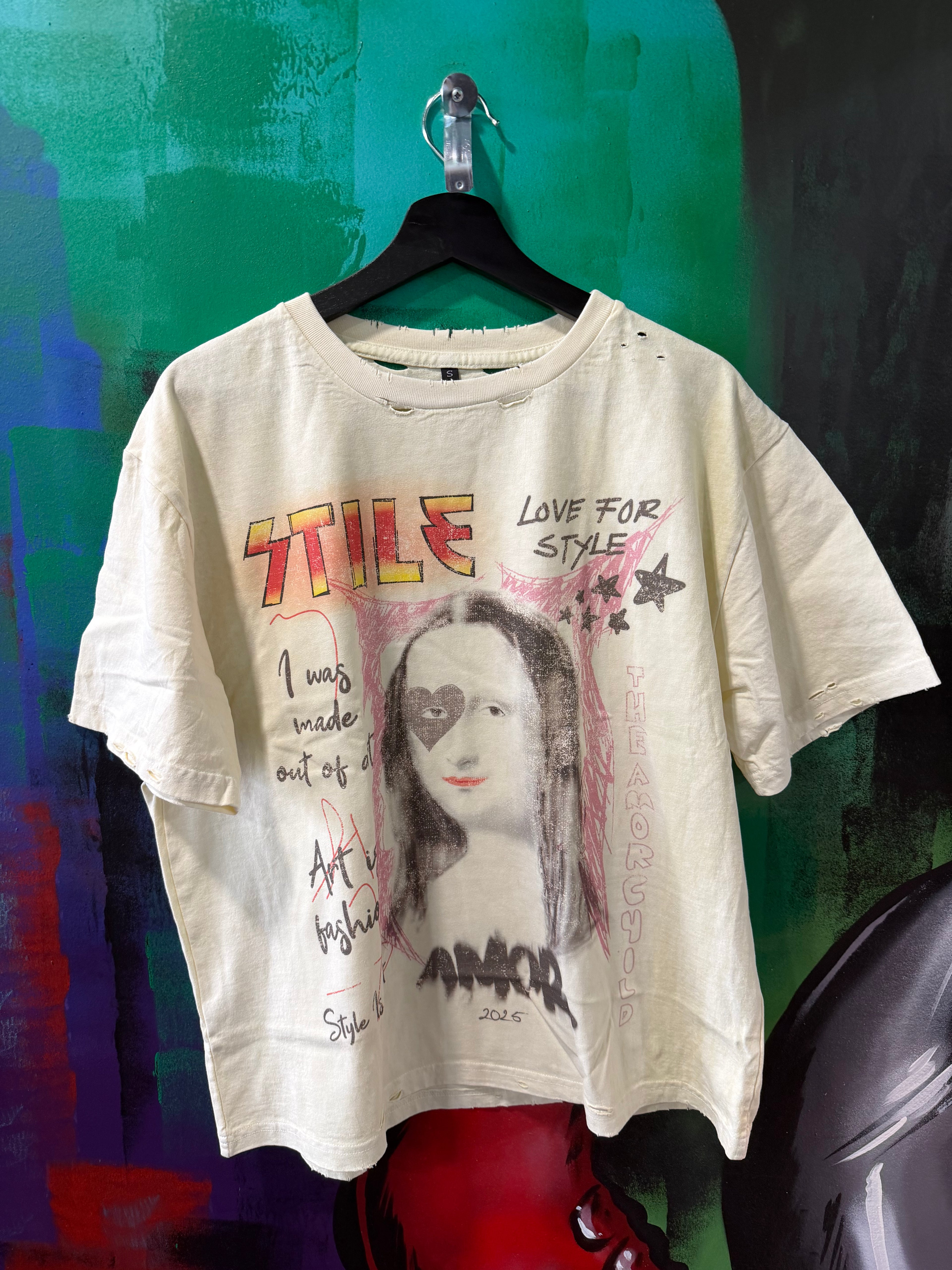 Cream Monalisa Tee