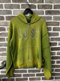 Lost Intricacy Green Rhinestone Zip Up Hoodie