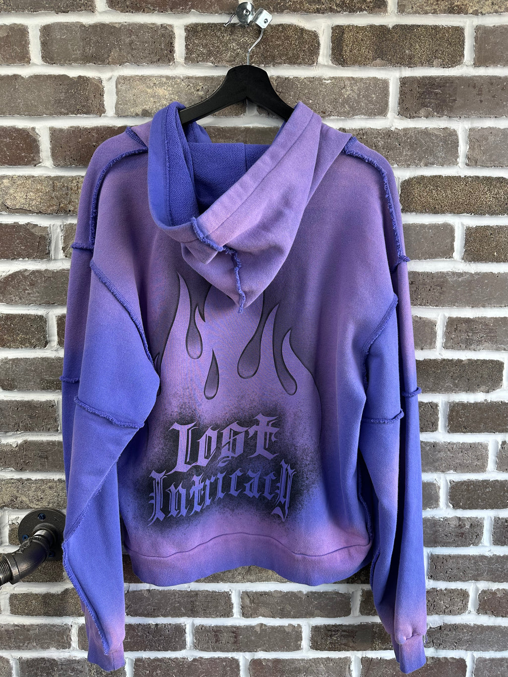 Lost Intricacy Lavender Zip Up Hoodie