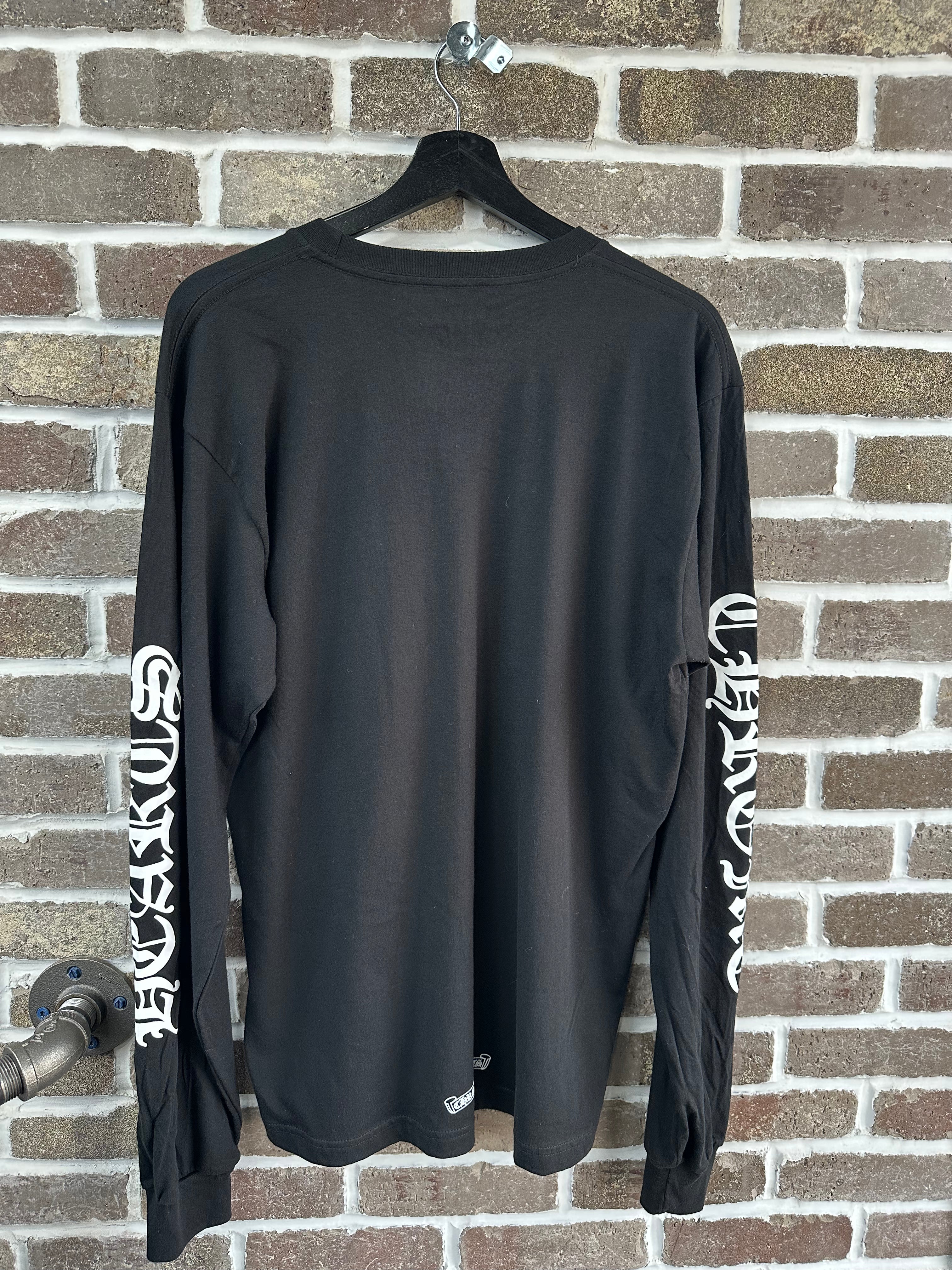 Chrome Hearts Crewneck Pocket Longsleeve Black