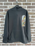 Who Decides War Stained Glass Black Hoodie