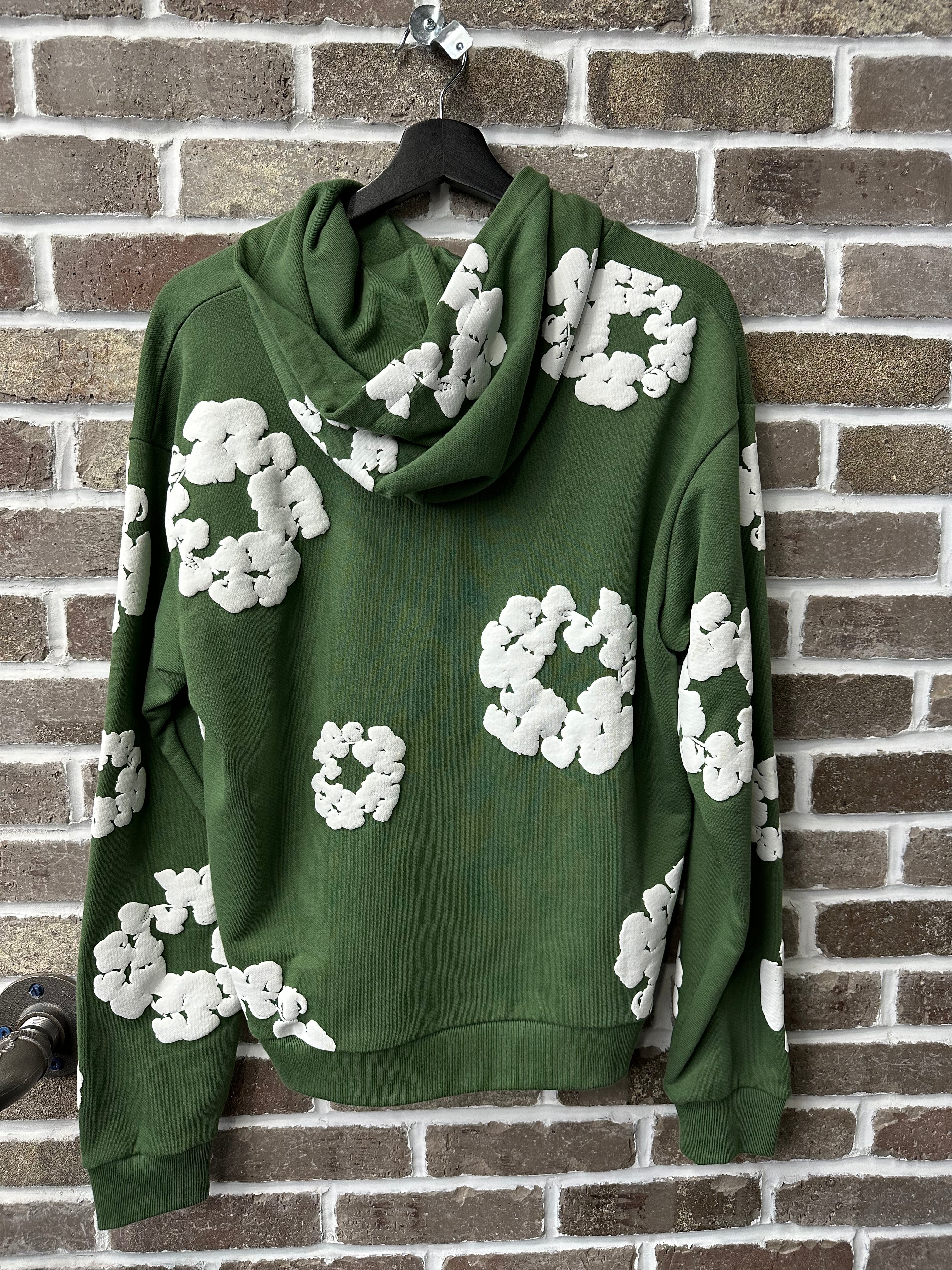 Denim Tears The Cotton Wreath Green Sweatshirt
