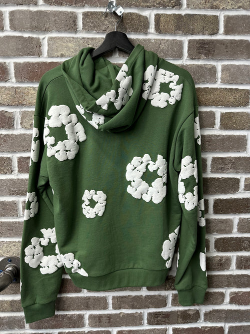Denim Tears The Cotton Wreath Green Sweatshirt