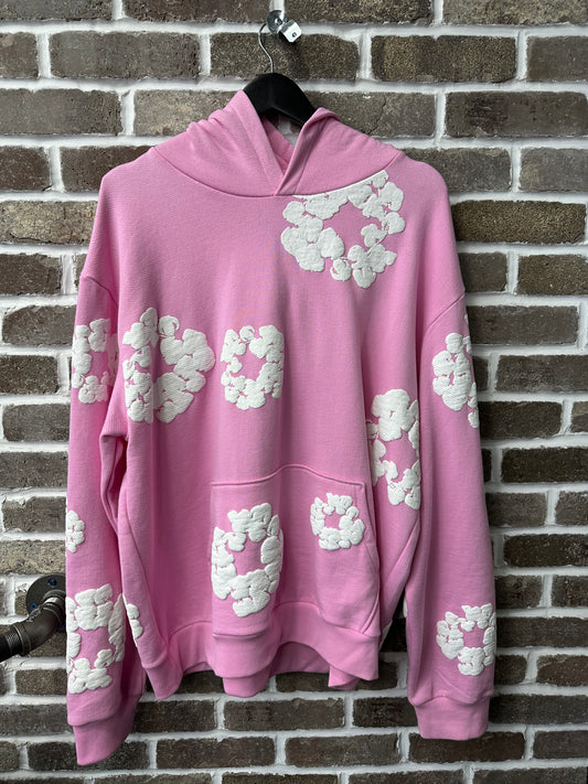 Denim Tears The Cotton Wreath Pink Sweatshirt