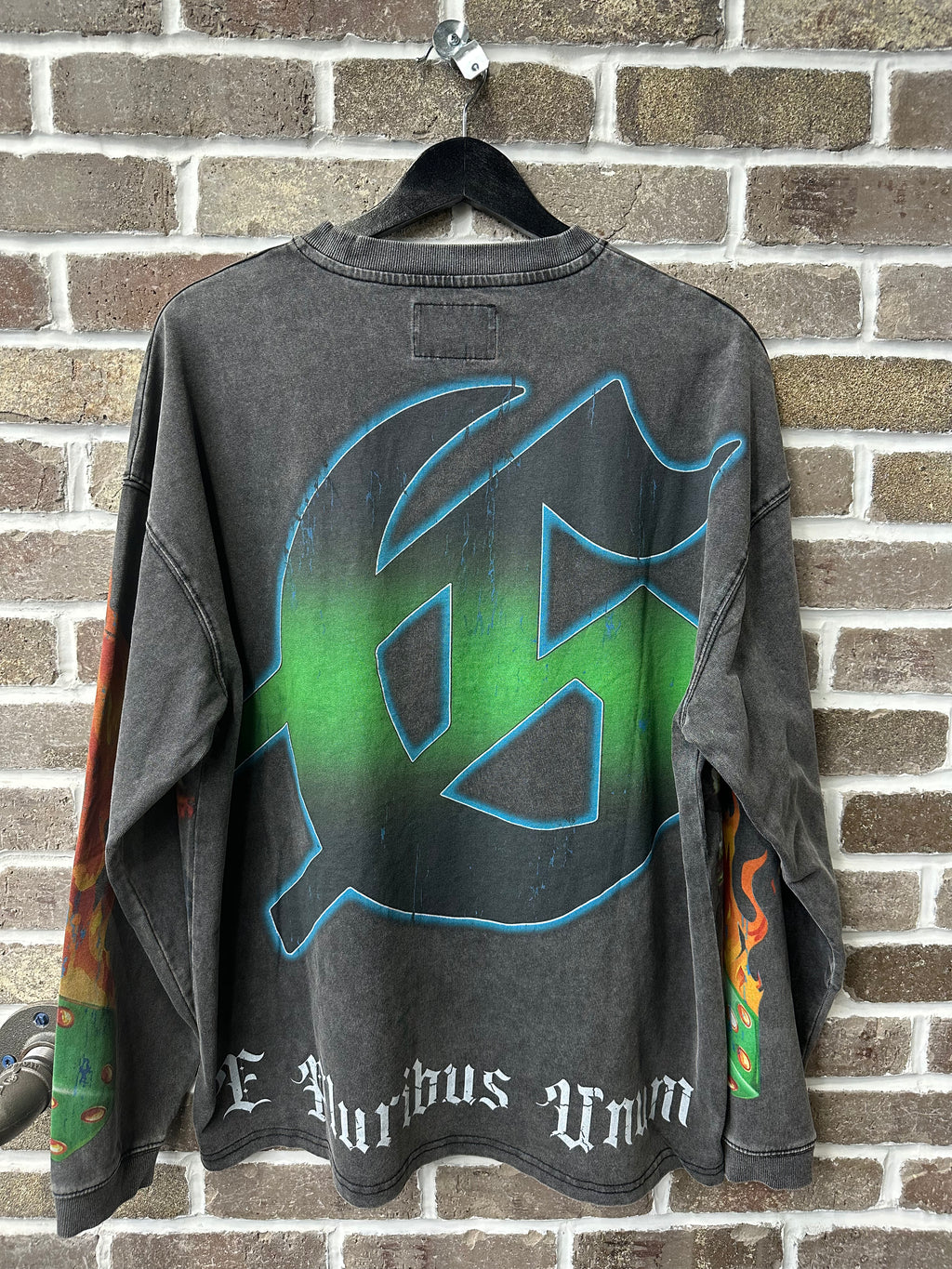 Godspeed Lifes A Gamble Grey Wash Longsleeve