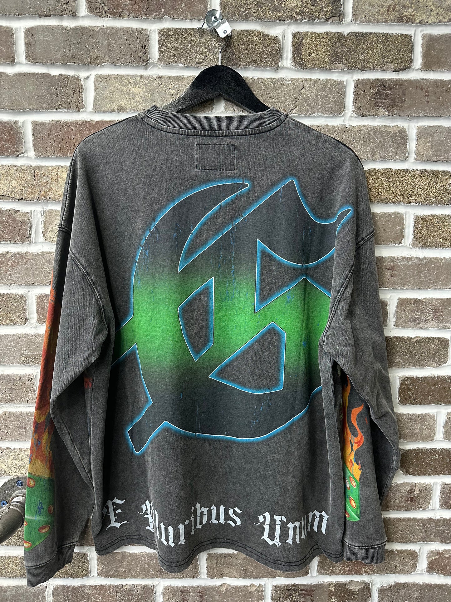 Godspeed Lifes A Gamble Grey Wash Longsleeve