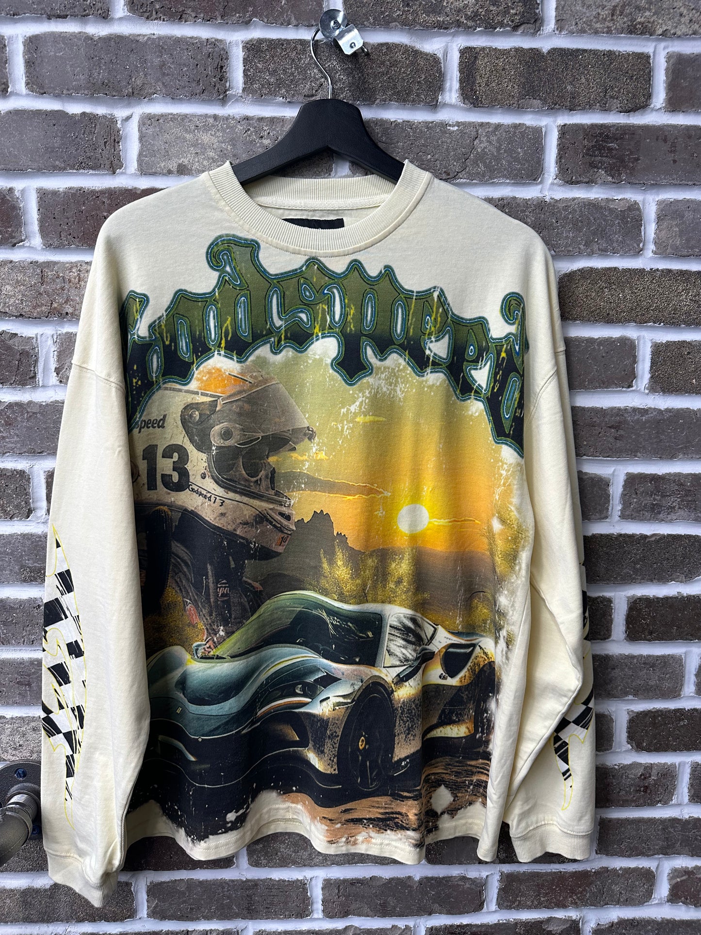 Godspeed Sunset Drift Longsleeve White