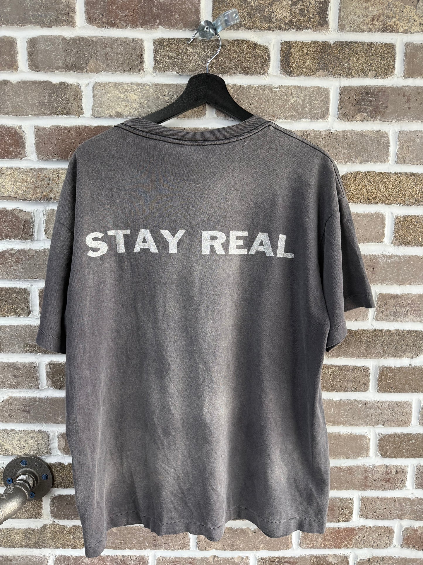 Saint Michael Grey Stay Real Tee