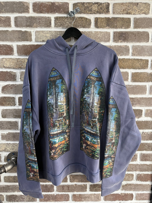 Who Decides War Apparent Navy Hoodie