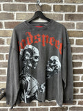 Godspeed Mankind Vs Ai Grey Wash Longsleeve