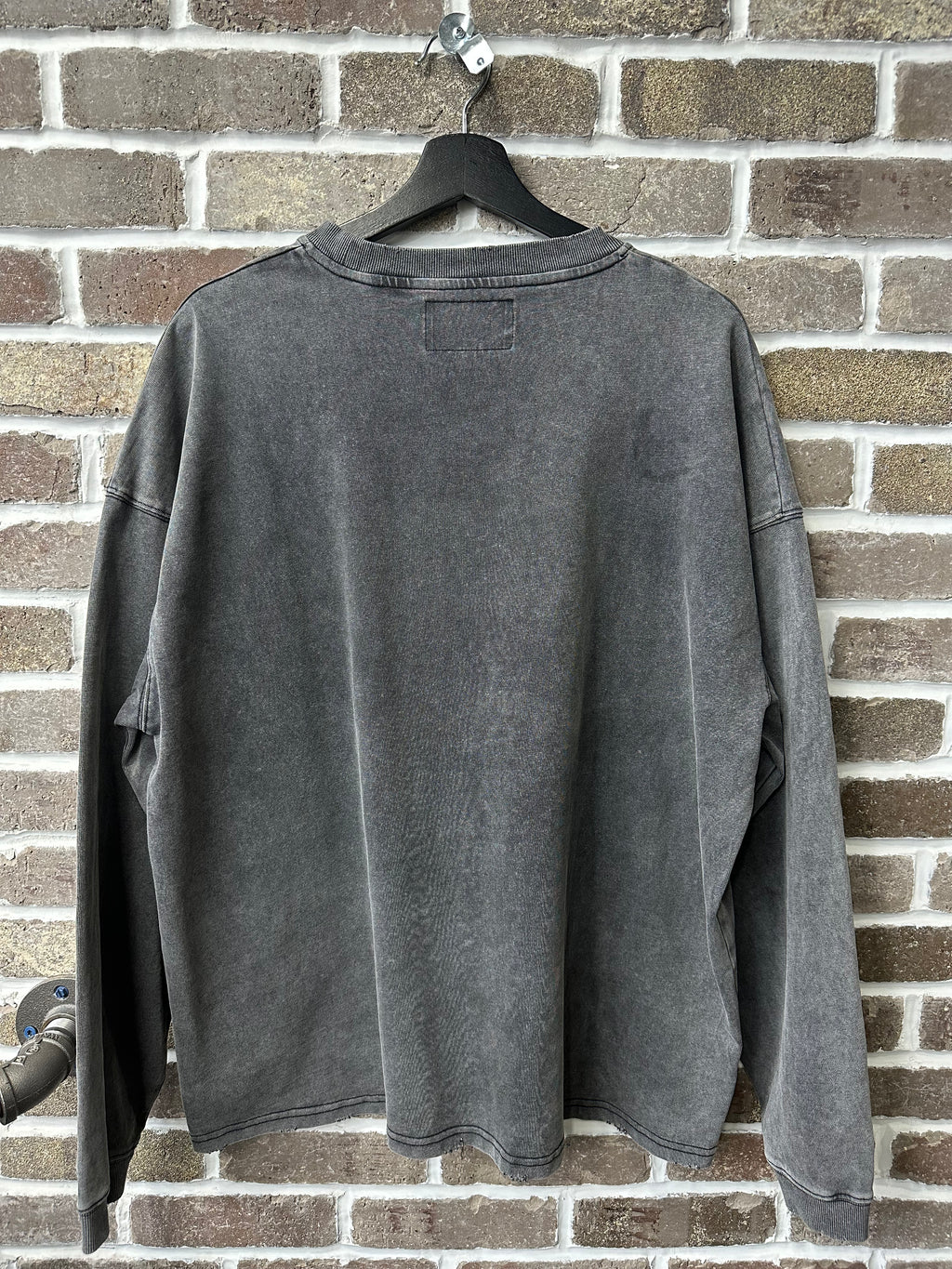 Godspeed Mankind Vs Ai Grey Wash Longsleeve