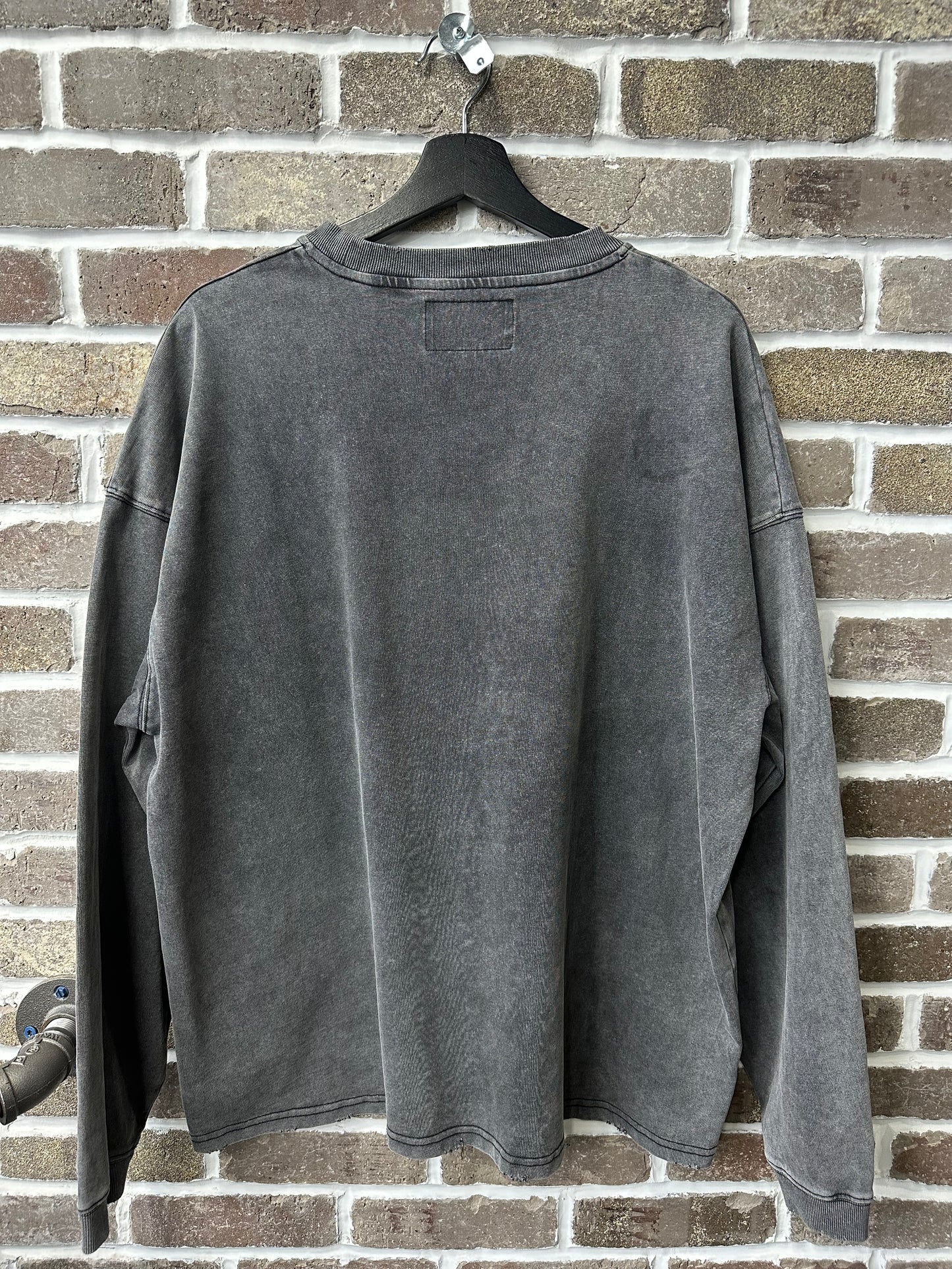 Godspeed Mankind Vs Ai Grey Wash Longsleeve