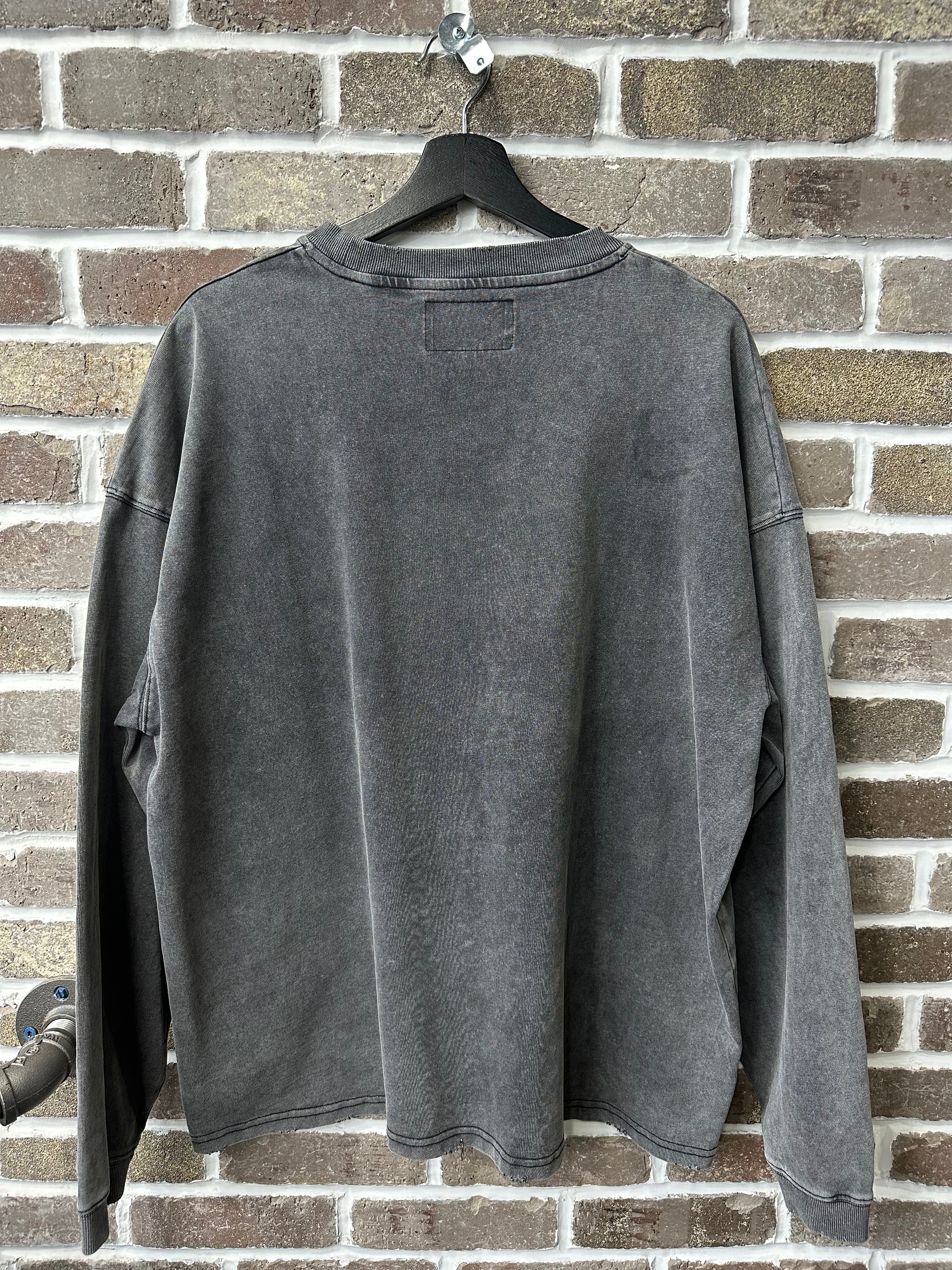 Godspeed Mankind Vs Ai Grey Wash Longsleeve