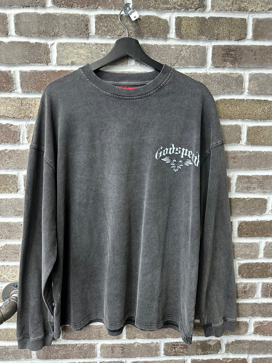Godspeed Grail Longsleeve Grey Wash
