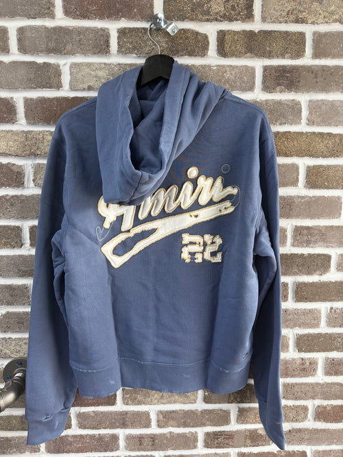 Amiri 22 Blue Puff Hoodie