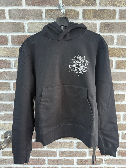 Amiri "Precious Memories" Black Pullover Hoodie