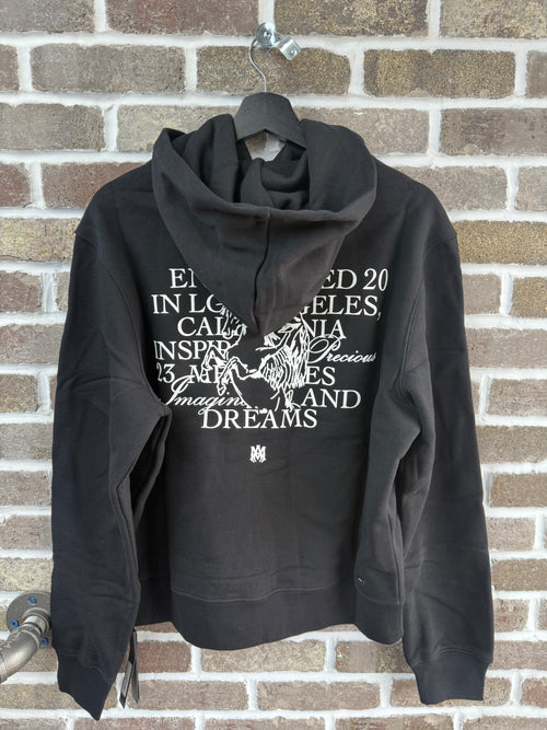 Amiri "Precious Memories" Black Pullover Hoodie