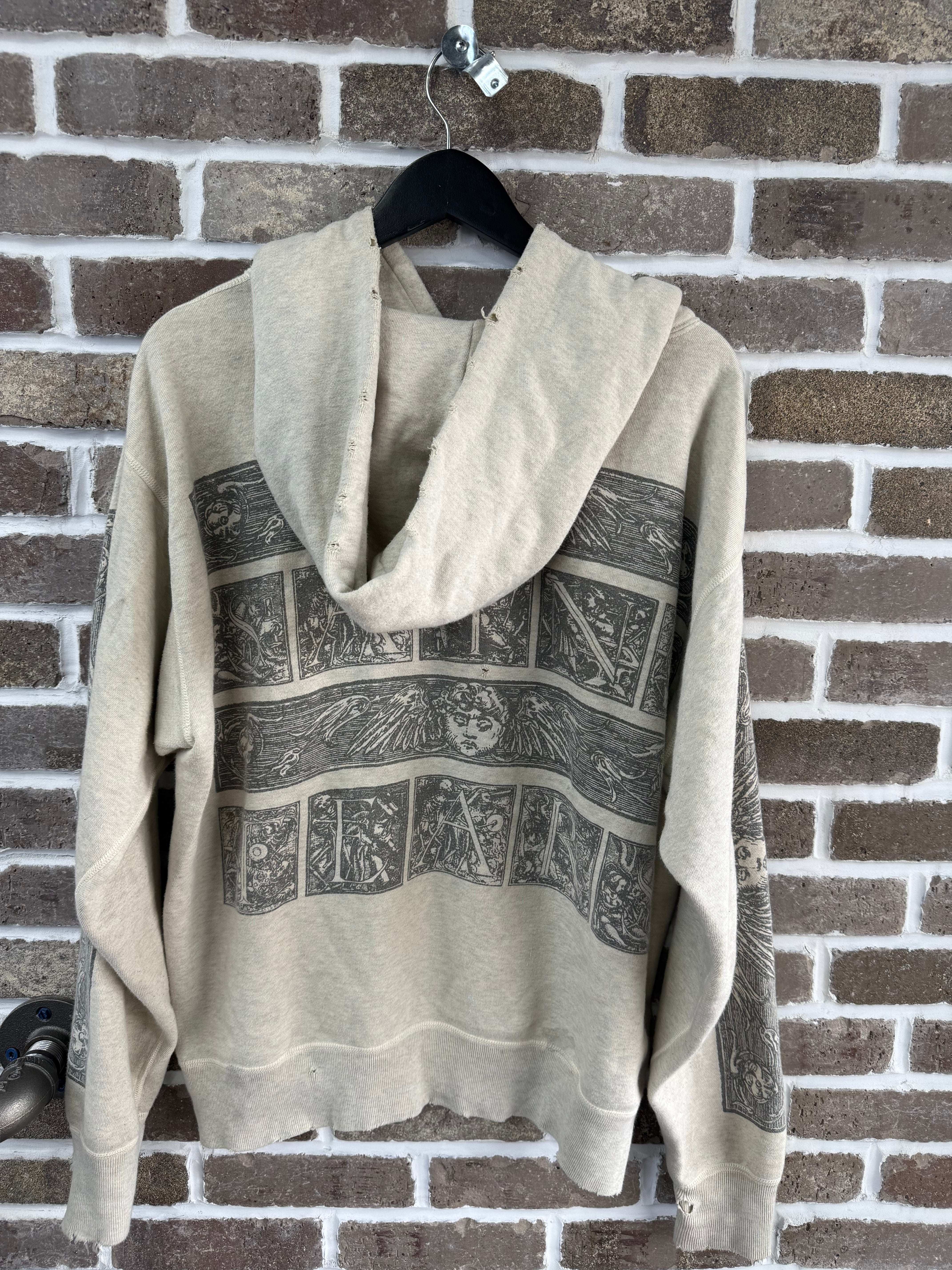 Saint Michael Denim Tears Distressed Hoodie