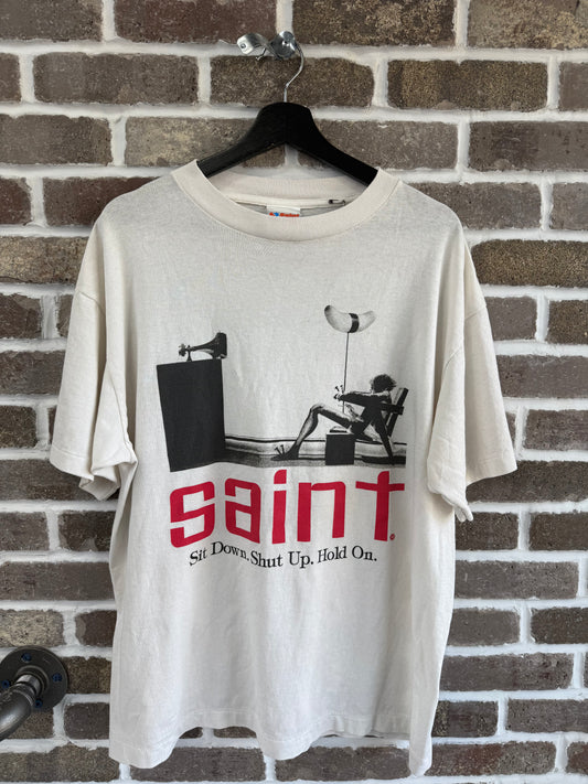 Saint Michael White Red Psycho Tee