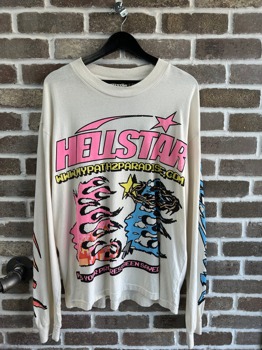 Hellstar Pixel Longsleeve White