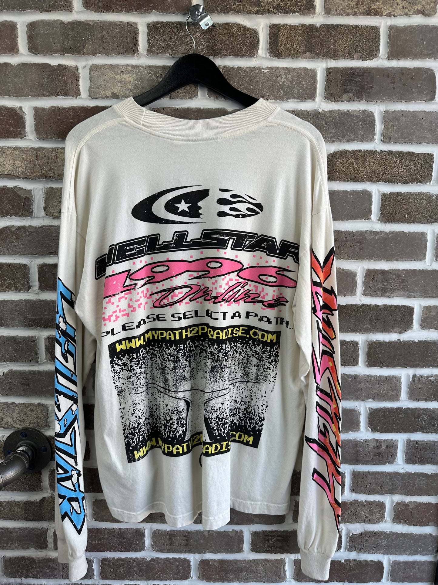 Hellstar Pixel Longsleeve White