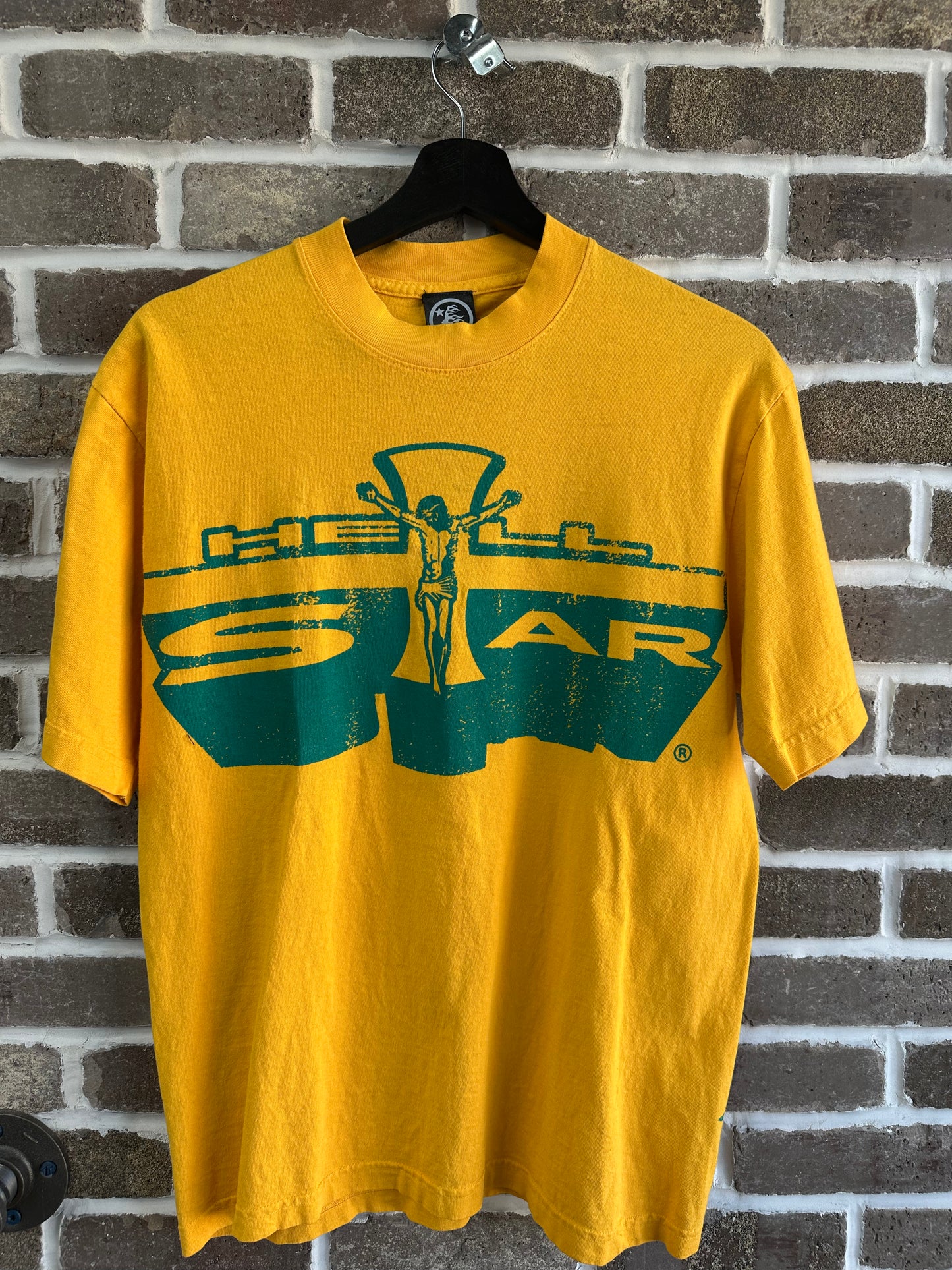 Hellstar Studios Jesus Emblem Tee Yellow