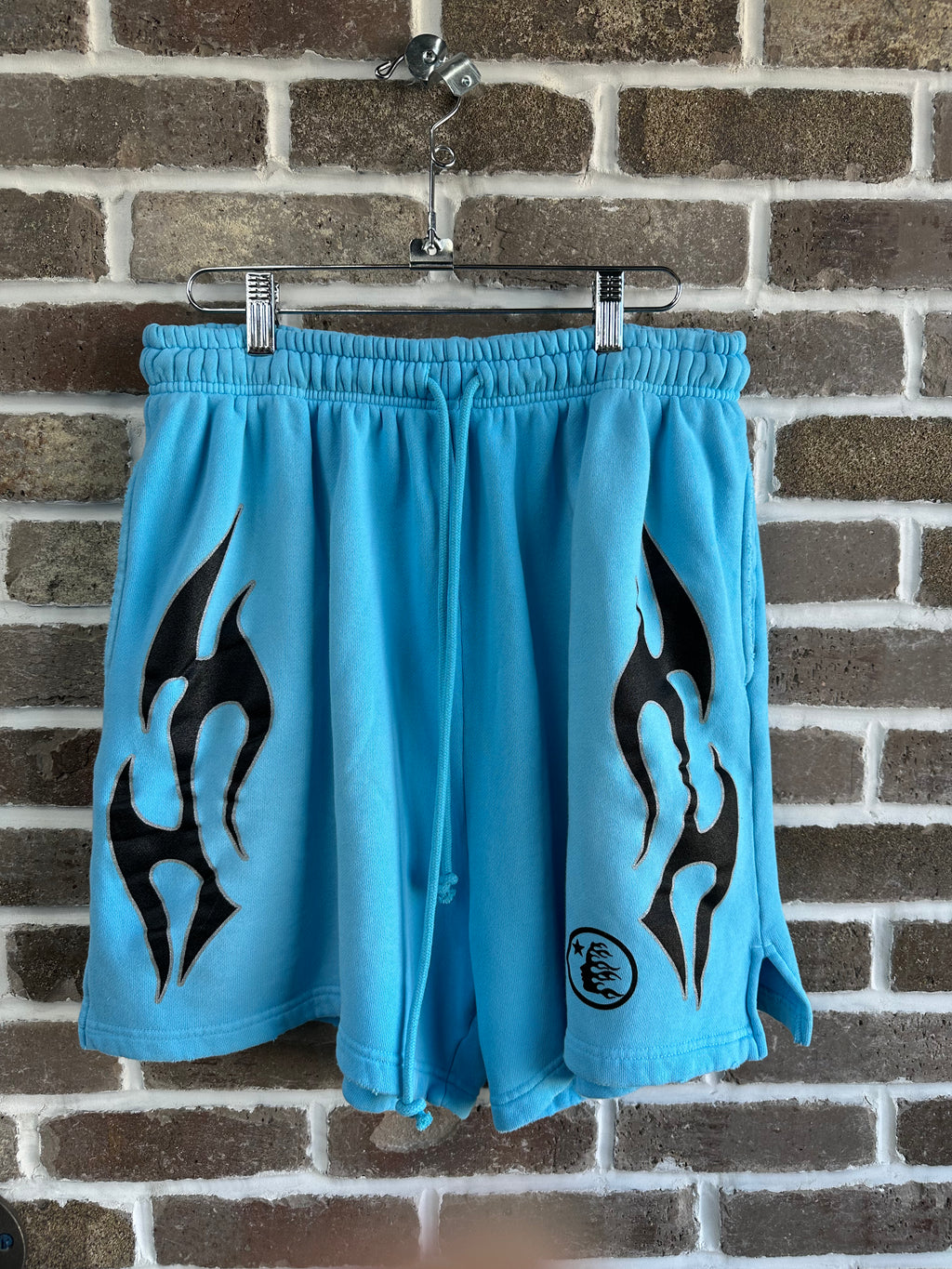 Hellstar Flame Blue Shorts