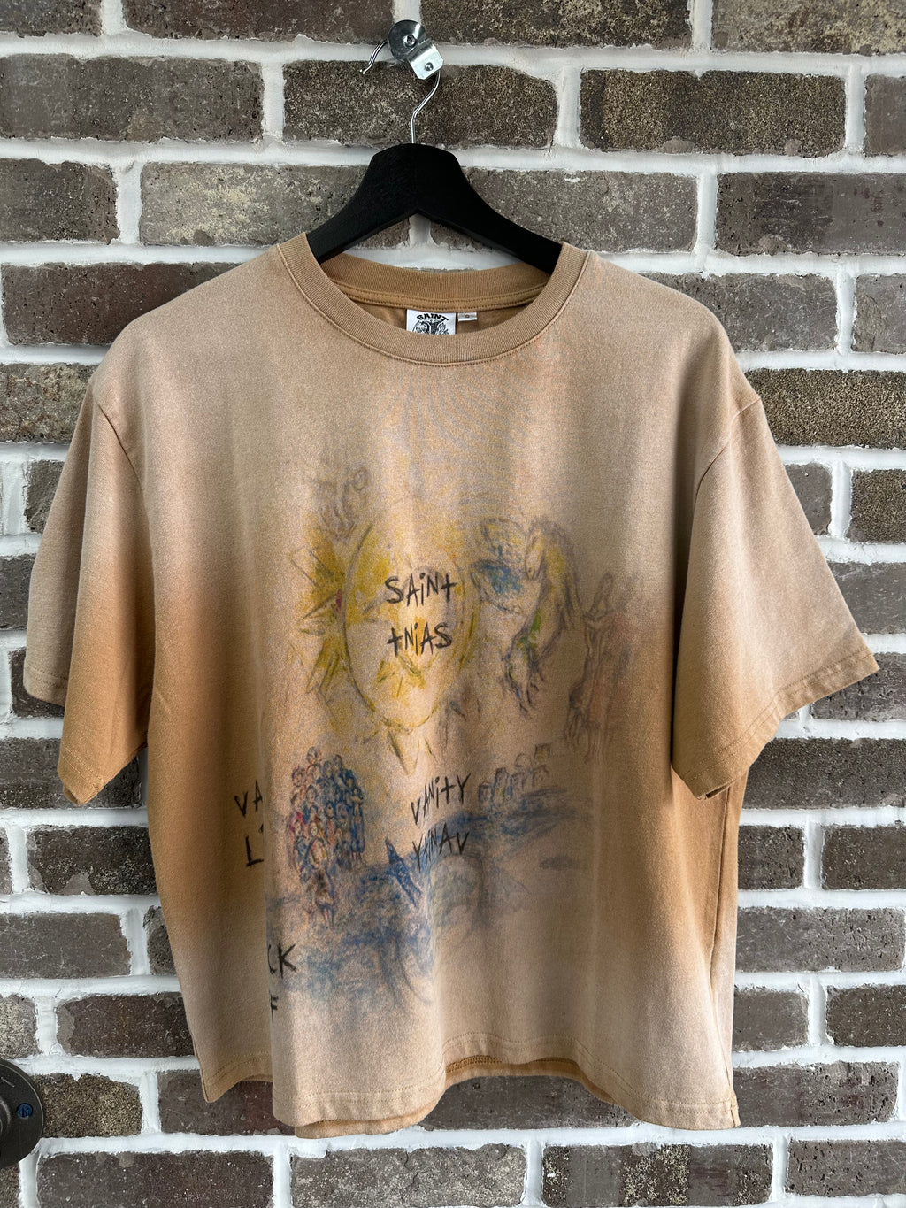 Saint Vanity Fxck Off Tee Tan