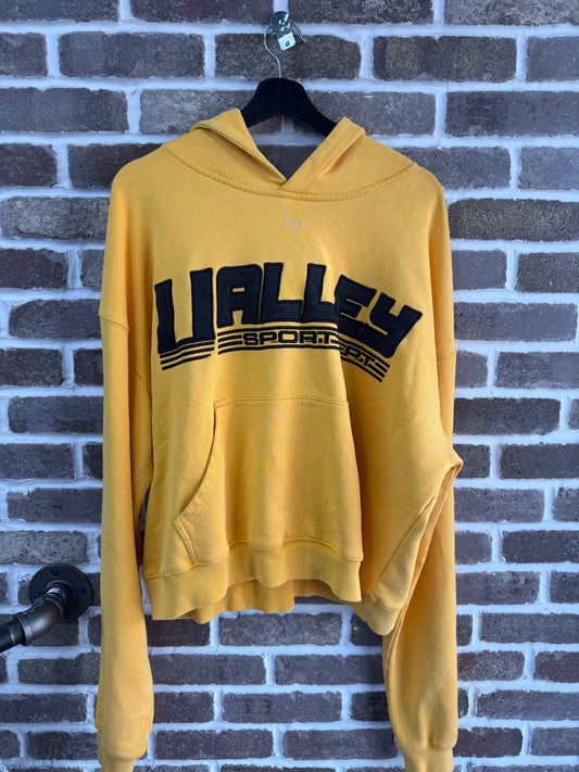 Vale Forever Yellow Sports Pullover Hoodie